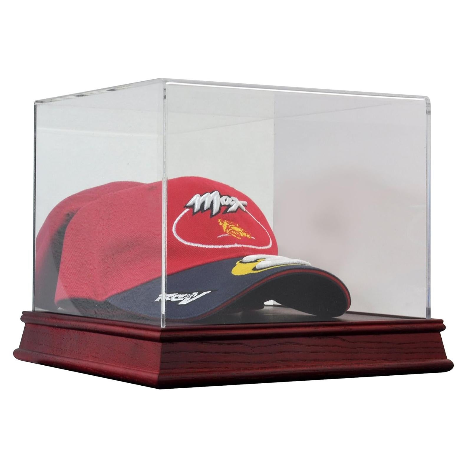 Estuche exhibidor de gorra de béisbol Polynex con espejo