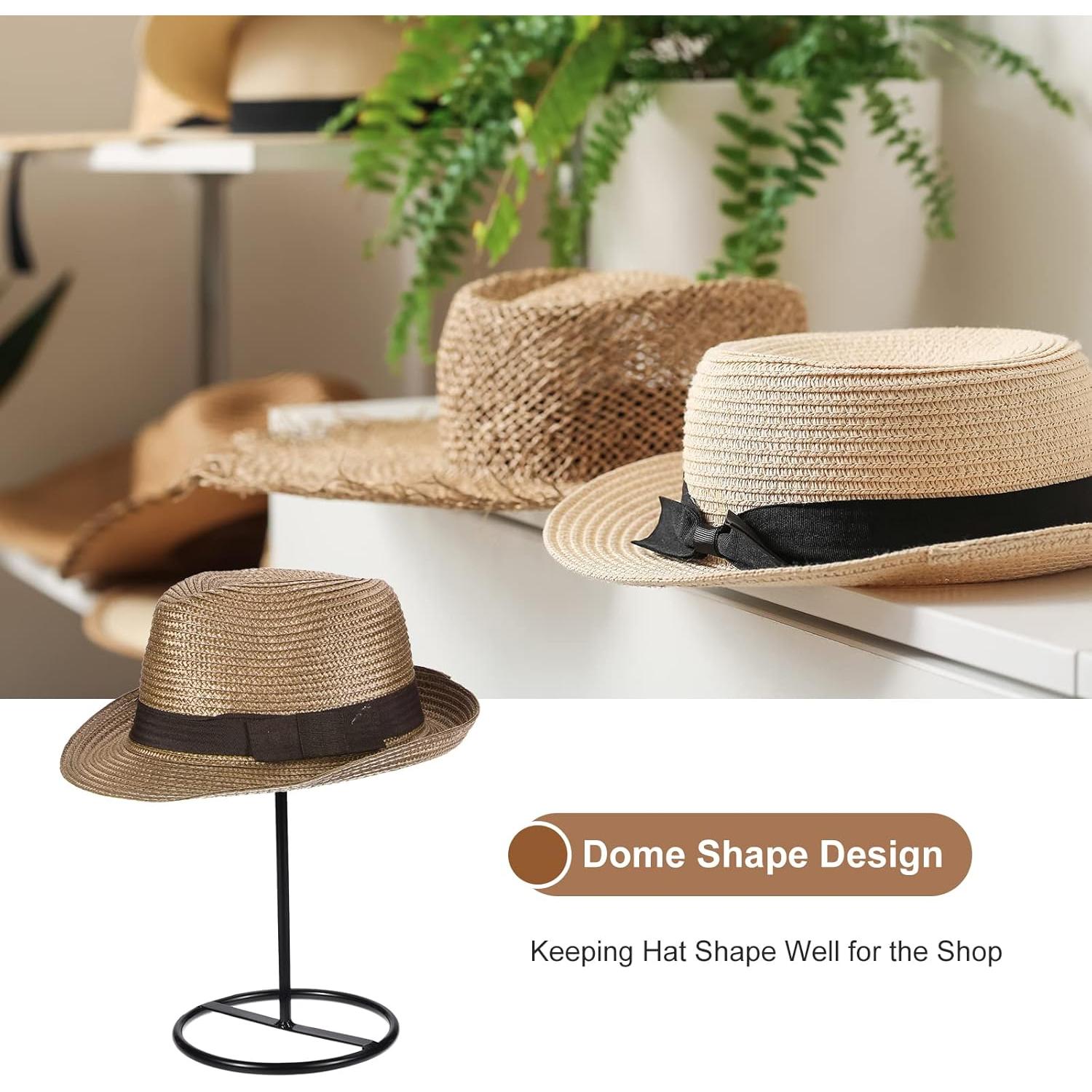 Soporte de Sombreros uxcell de Metal Negro 30 cm - 2 Piezas