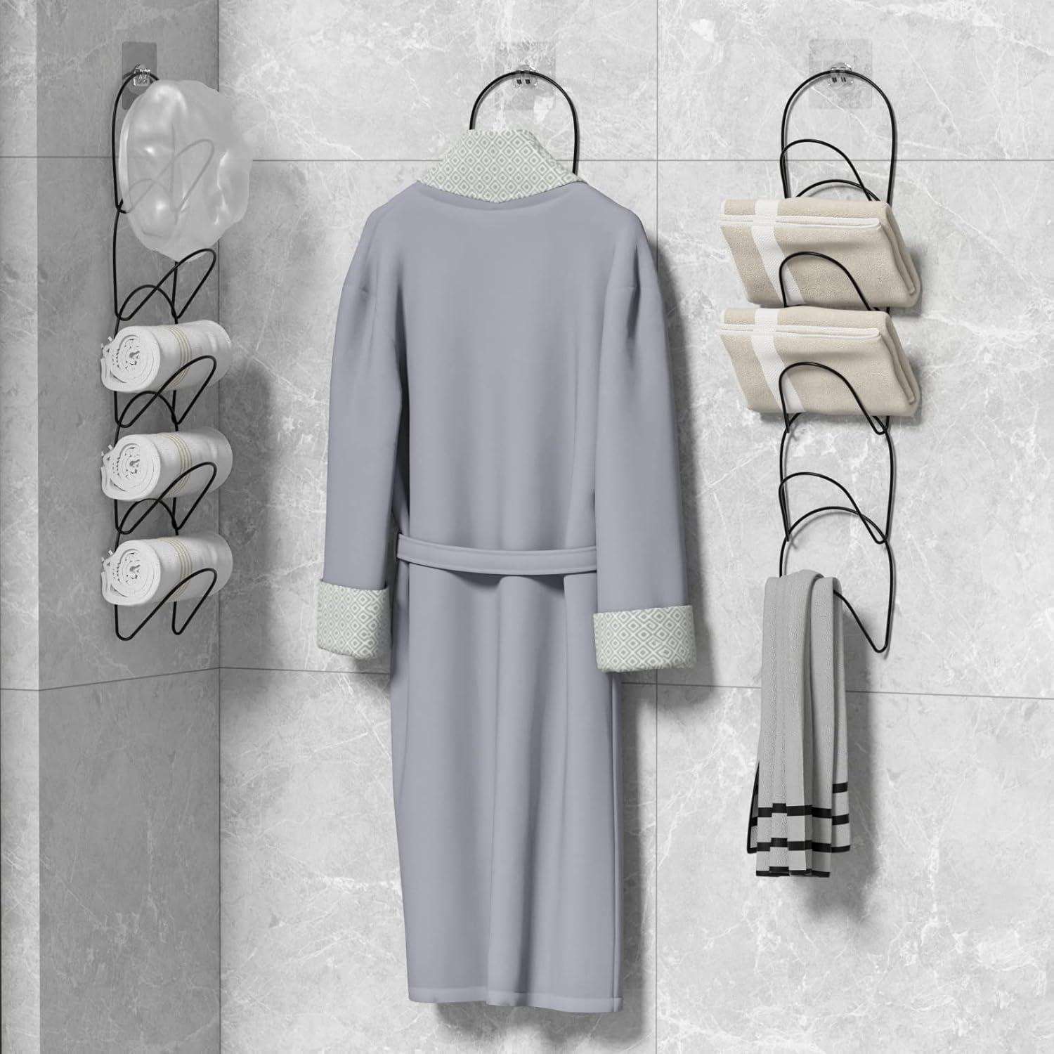 Soporte para Gorras Hikinlichi 15 Ganchos Metal Negro