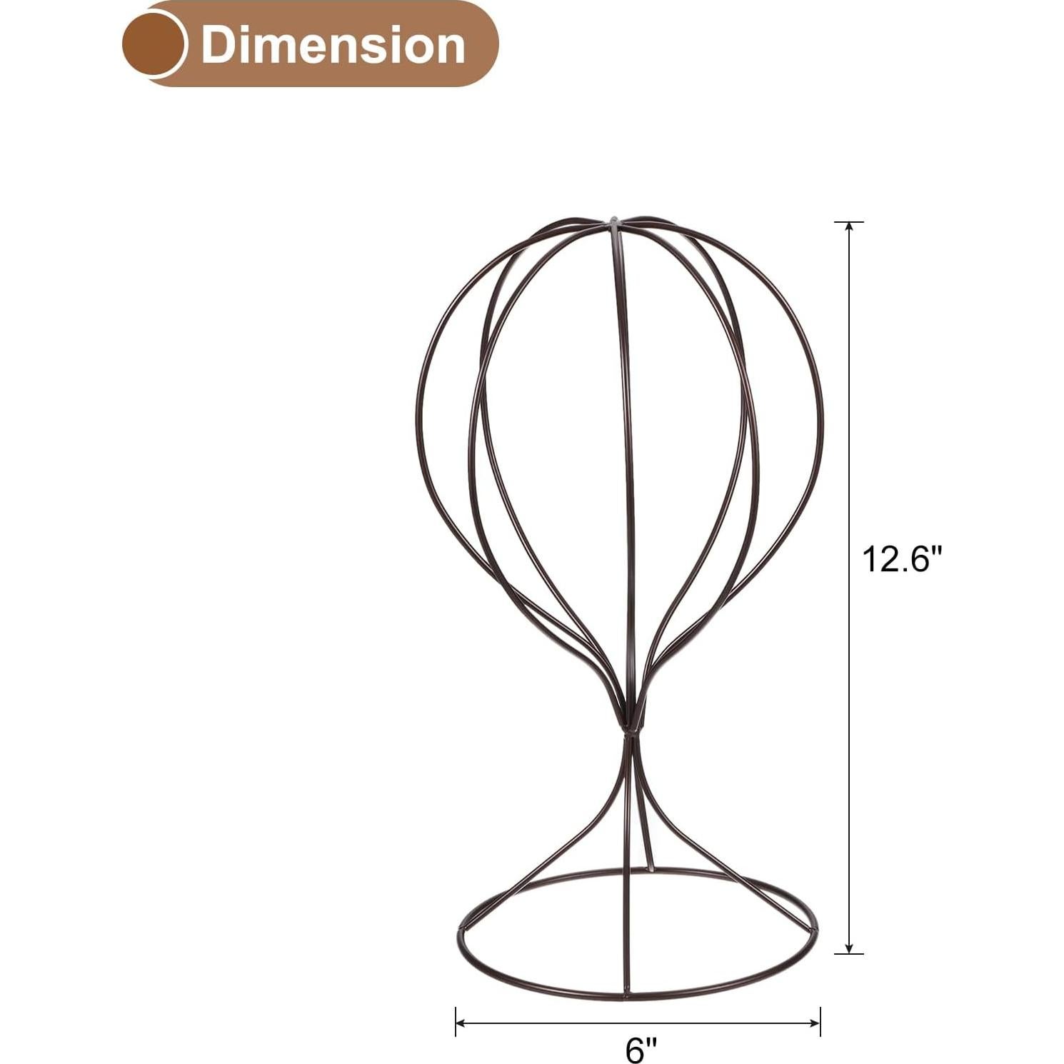 Soporte de Exhibición de Sombreros uxcell Bronce 32 cm