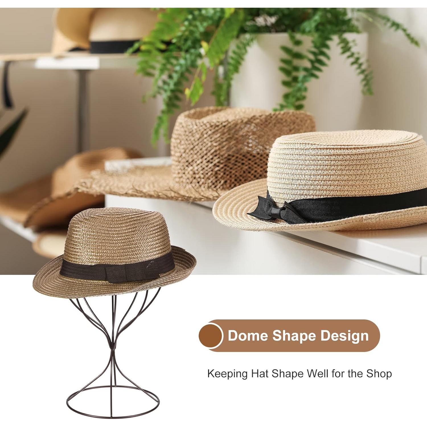 Soporte de Exhibición de Sombreros uxcell Bronce 32 cm