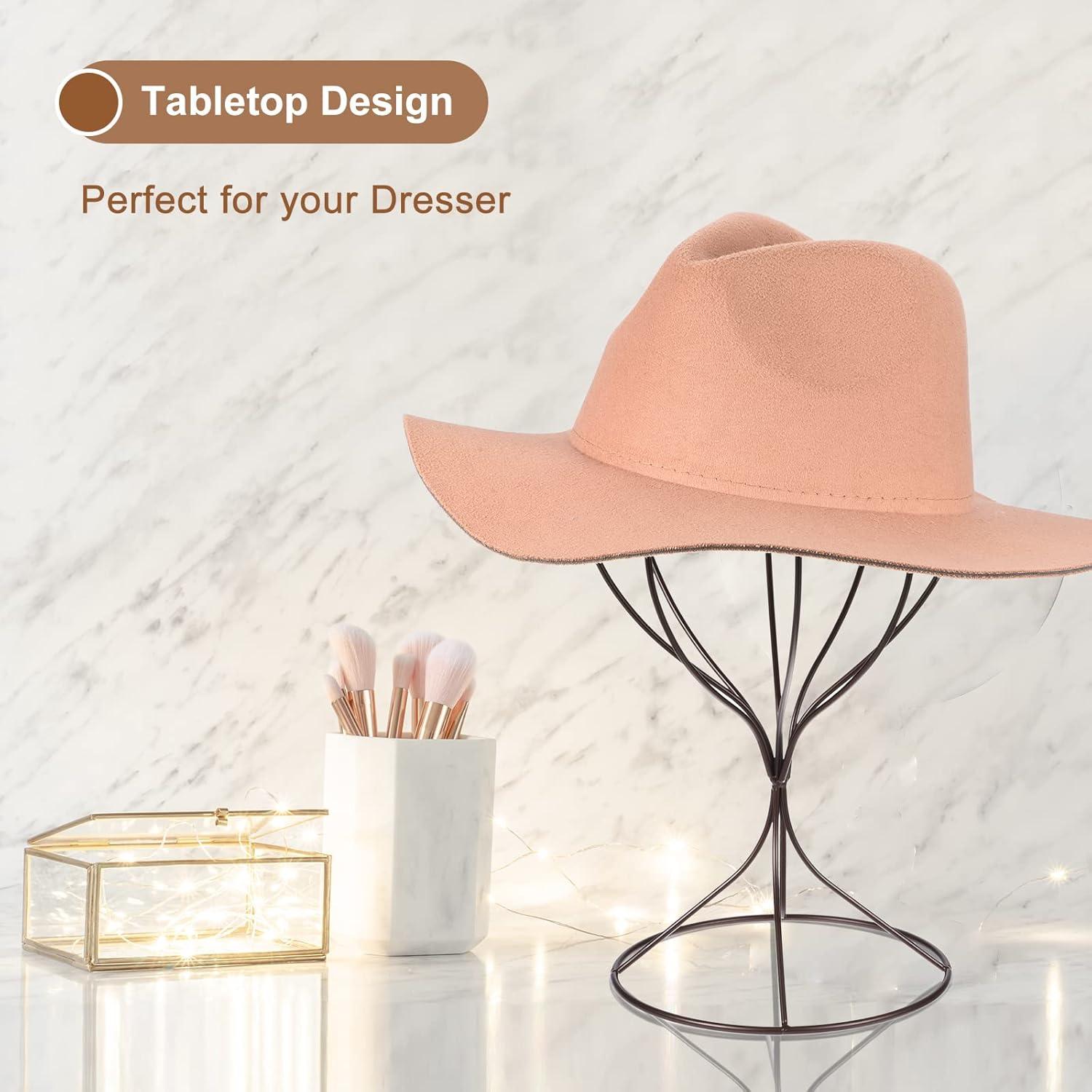 Soporte de Exhibición de Sombreros uxcell Bronce 32 cm