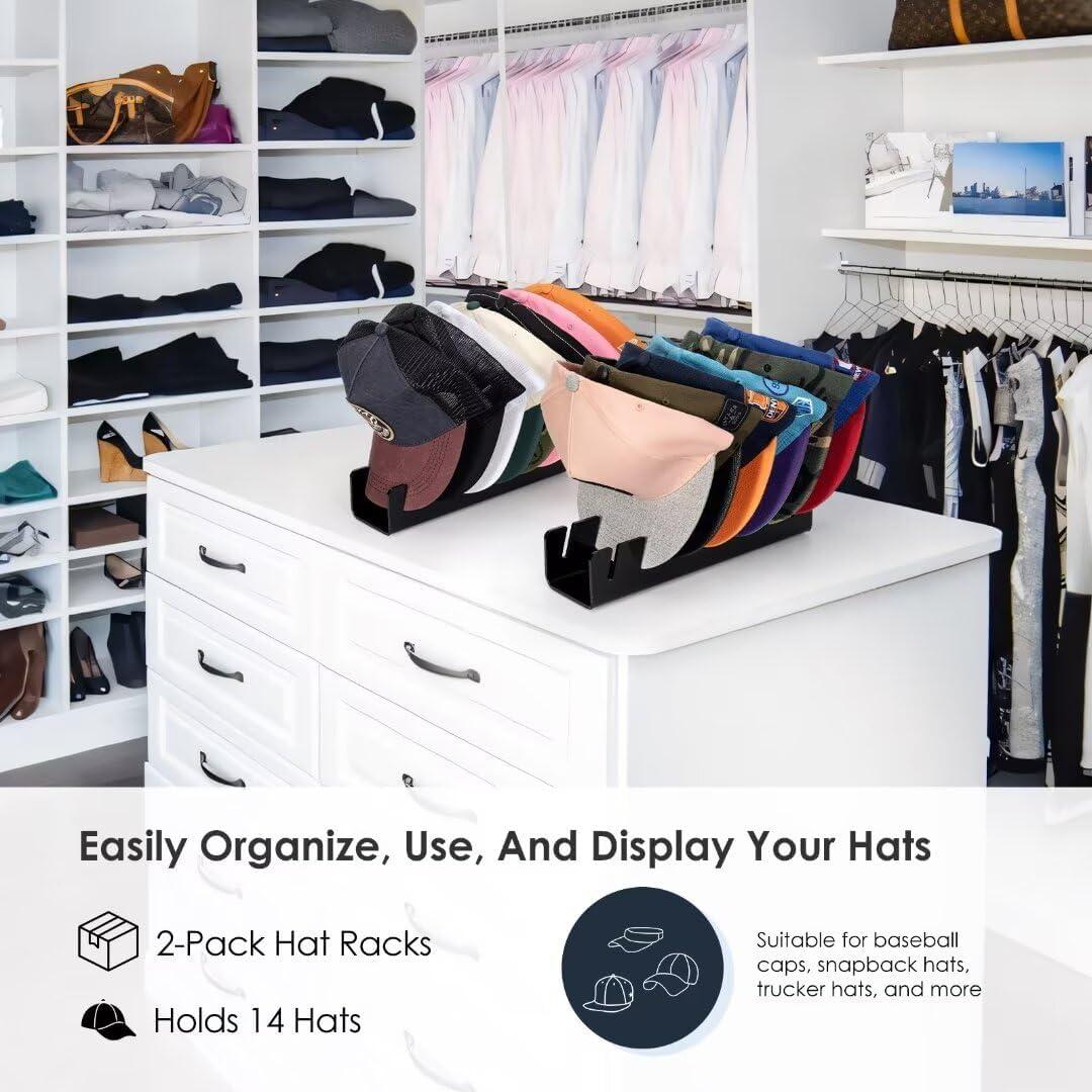 Soporte para Sombreros OAPRIRE - Organizador de Gorras 2 Piezas