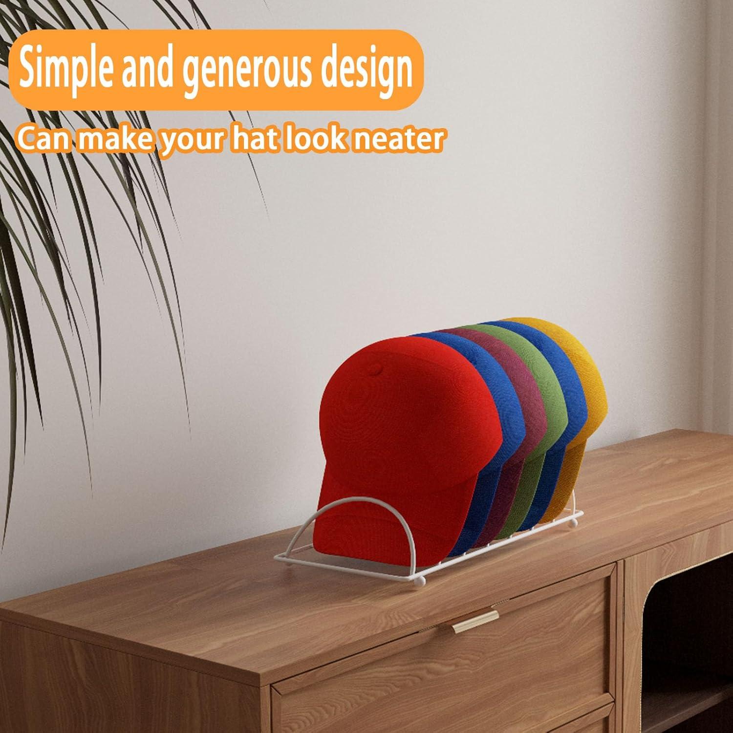 Soporte para Gorras Blissluck TMJ04 de Metal para 7 Gorras