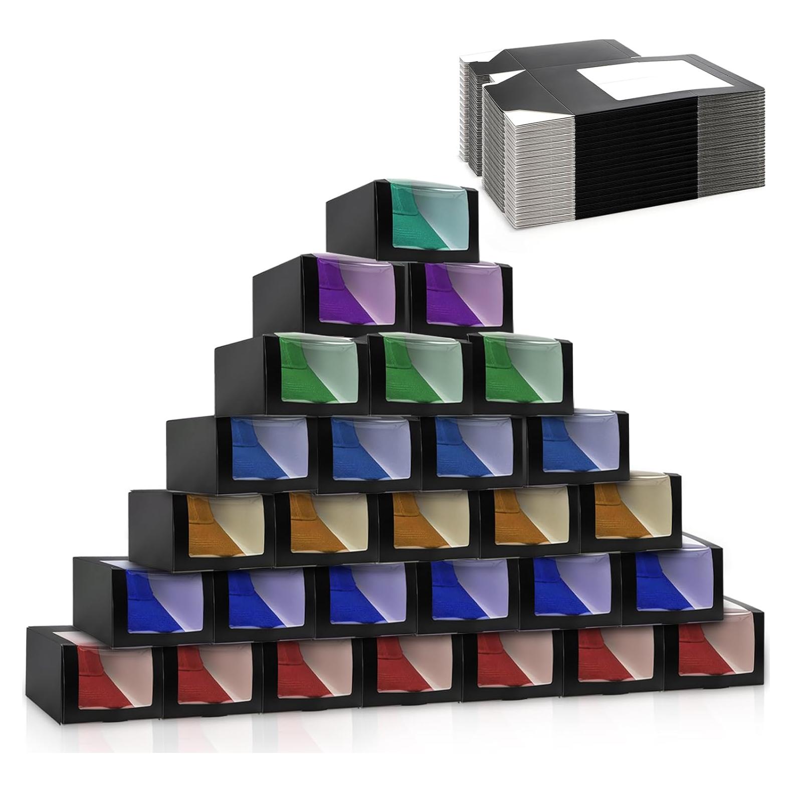 Cajas de Regalo Negras Peohud para Sombreros - 25 Unidades