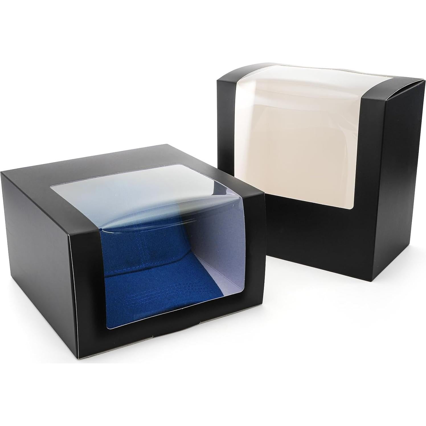 Cajas de Regalo Negras Peohud para Sombreros - 25 Unidades