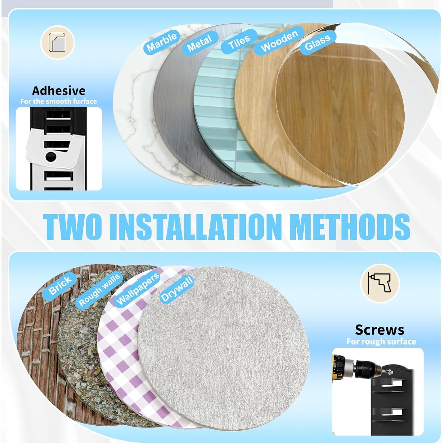 Soporte para Gorras de Béisbol MSKEI Negro 10 Gorras