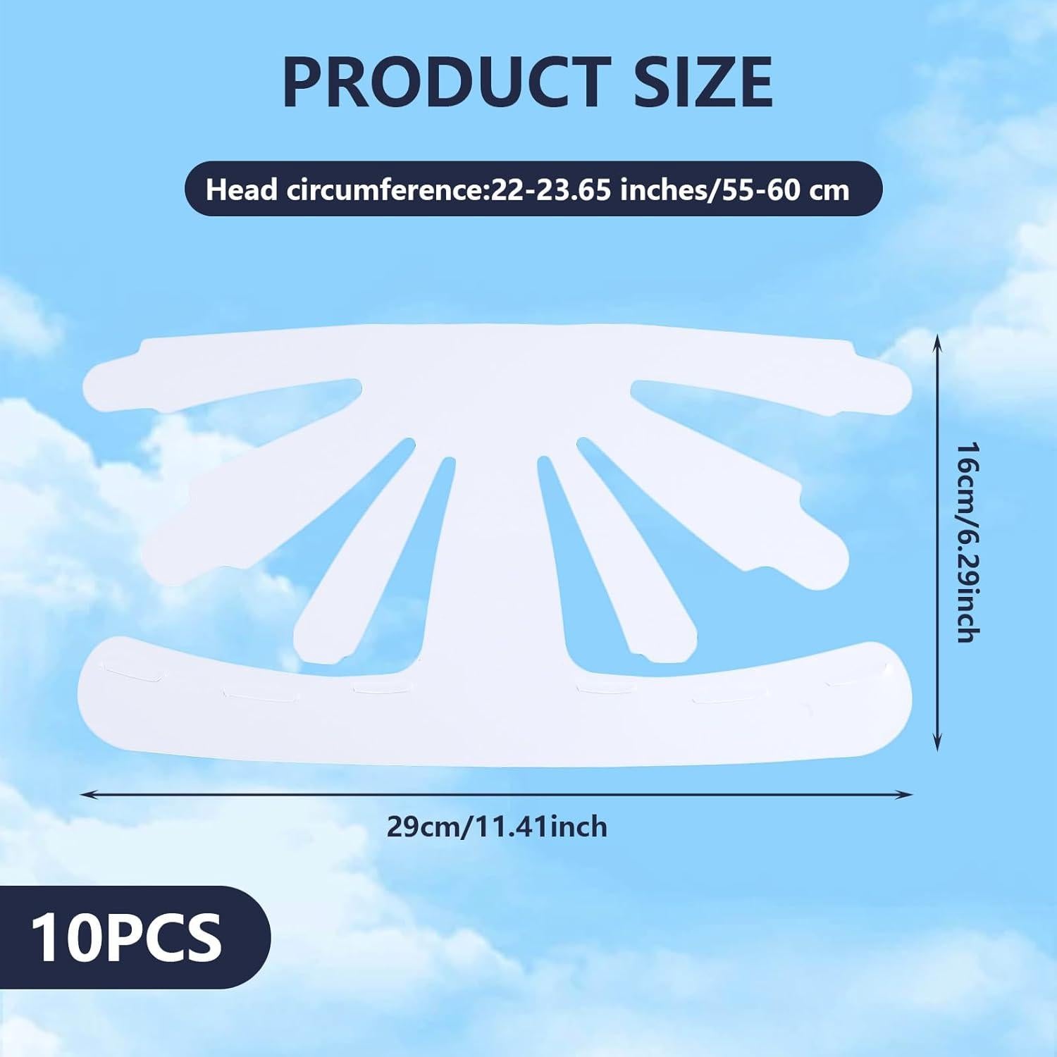 10 Inserciones para Gorras de Béisbol Simarro - Soporte Universal