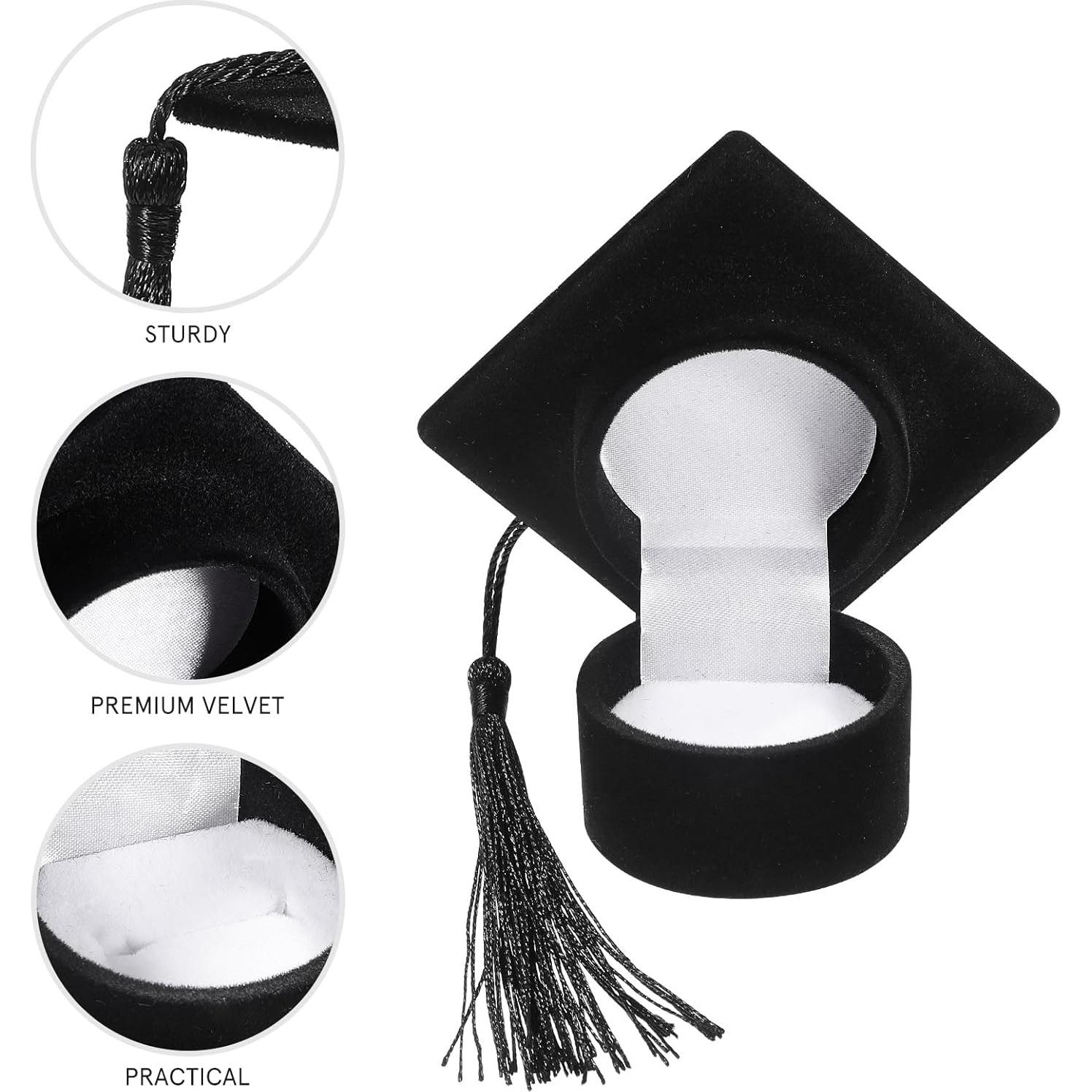 Caja de Joyería Portátil Amosfun para Anillos de Boda y Compromiso