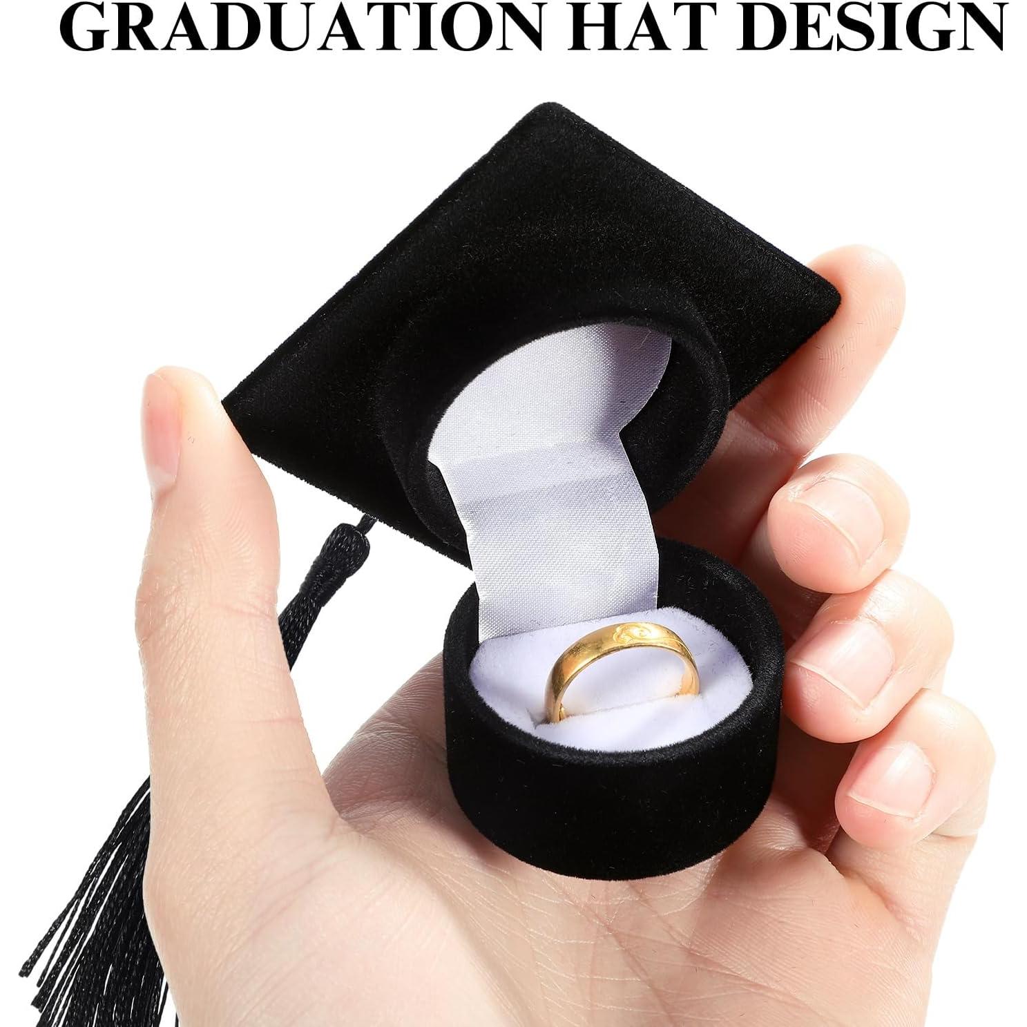 Caja de Joyería Portátil Amosfun para Anillos de Boda y Compromiso