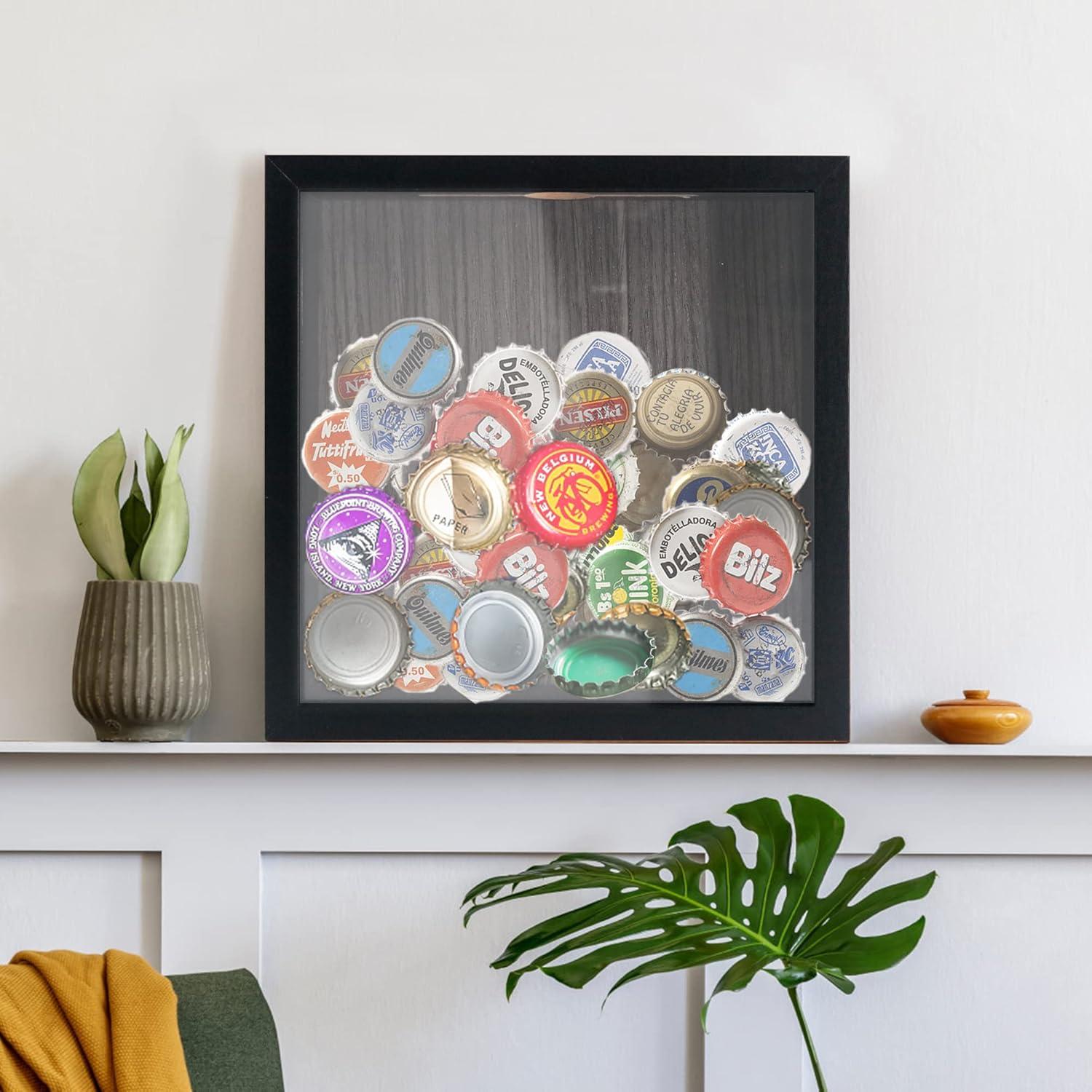 Marco de Sombra GraduationMall 22.86x22.86cm Negro con Vidrio HD