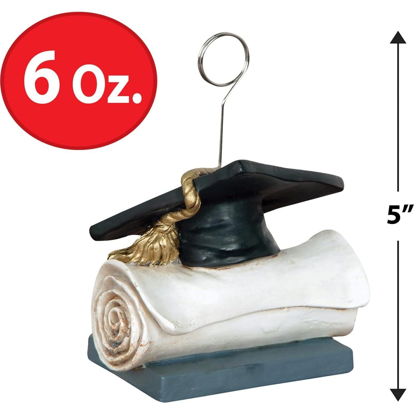 Soporte de Foto y Globo de Graduación Beistle - 2 Piezas