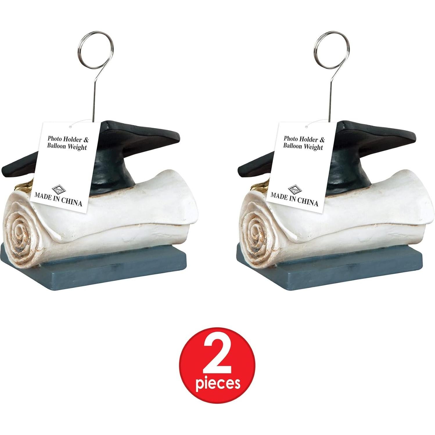 Soporte de Foto y Globo de Graduación Beistle - 2 Piezas