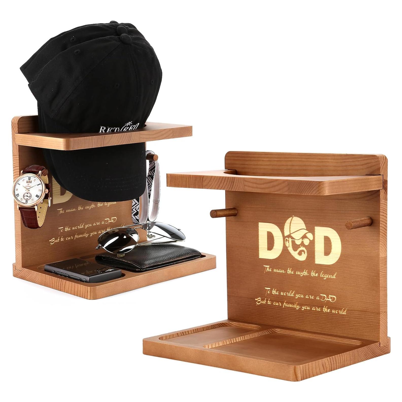 Soporte de Exhibición para Sombreros de Madera Sovyime