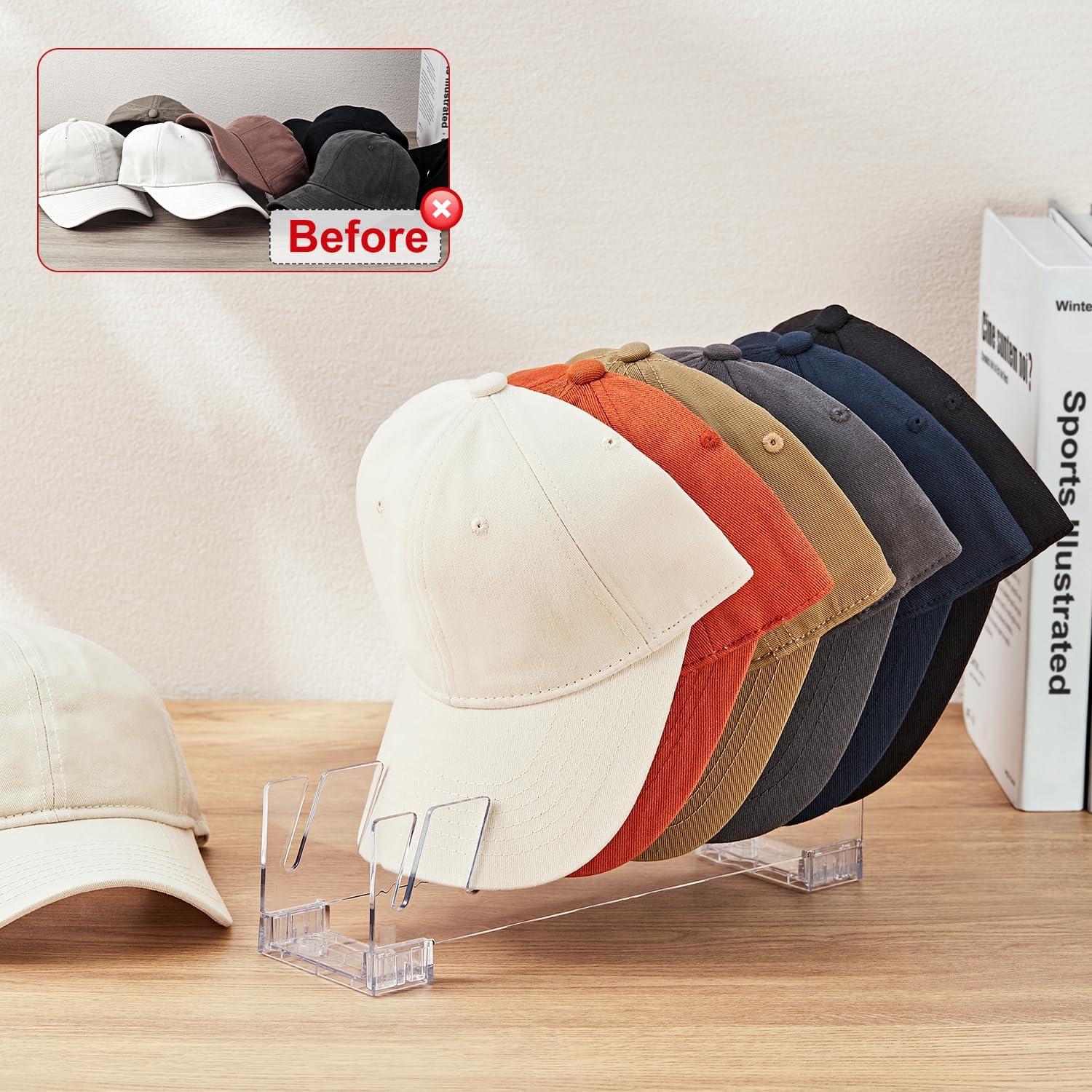 Soporte Organizador de Sombreros SMARTAKE 4 Piezas para 28 Gorras