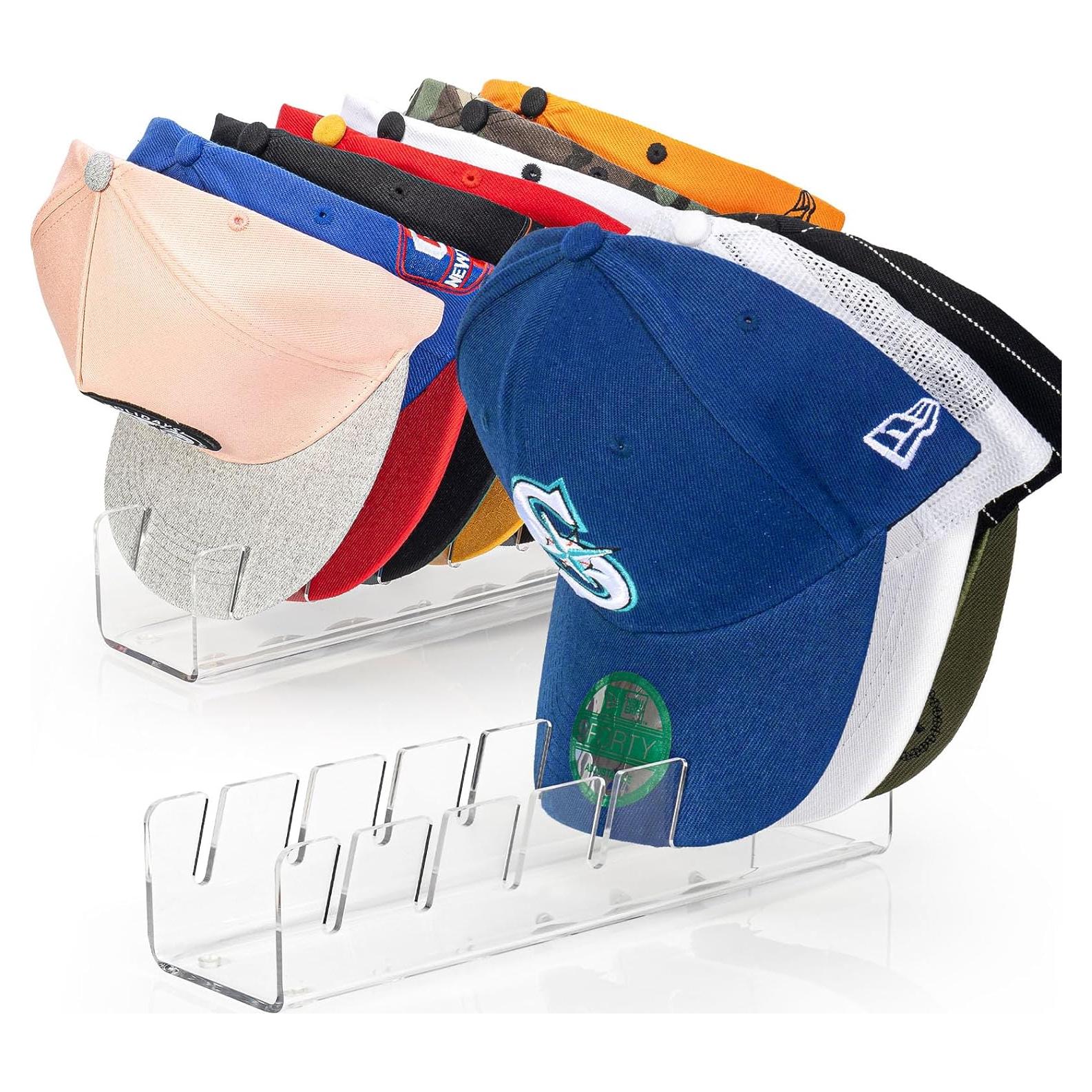 Soporte para Gorras Forzacx Acrílico Transparente 2 Piezas