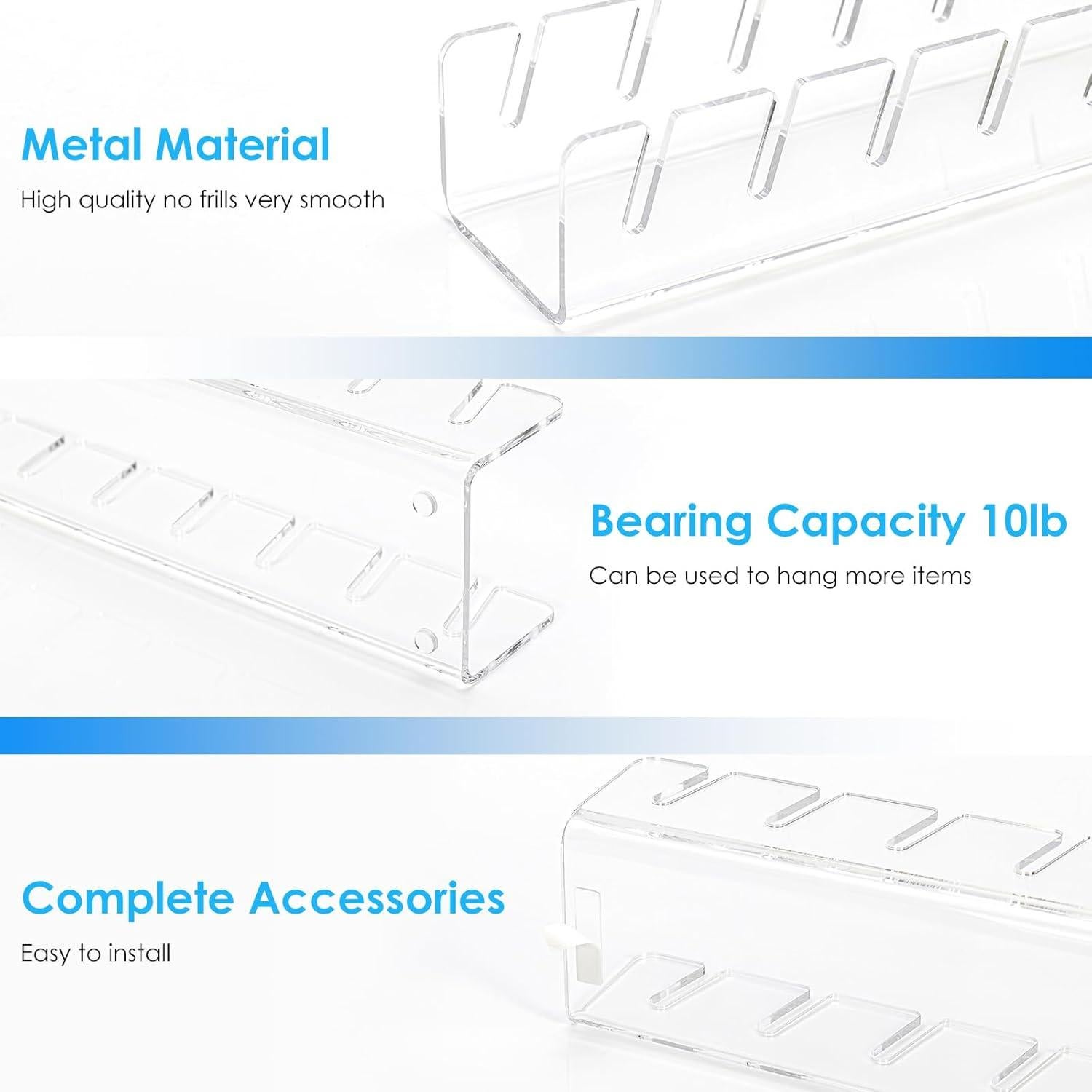 Soporte para Gorras Forzacx Acrílico Transparente 2 Piezas