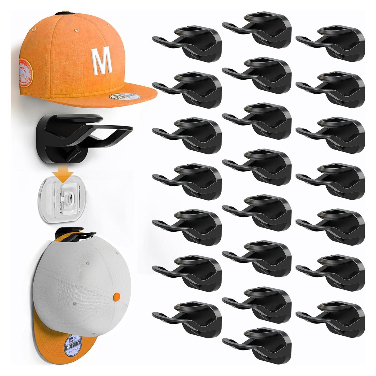 Ganchos Adhesivos para Sombreros ApexHub 22PCS Negro