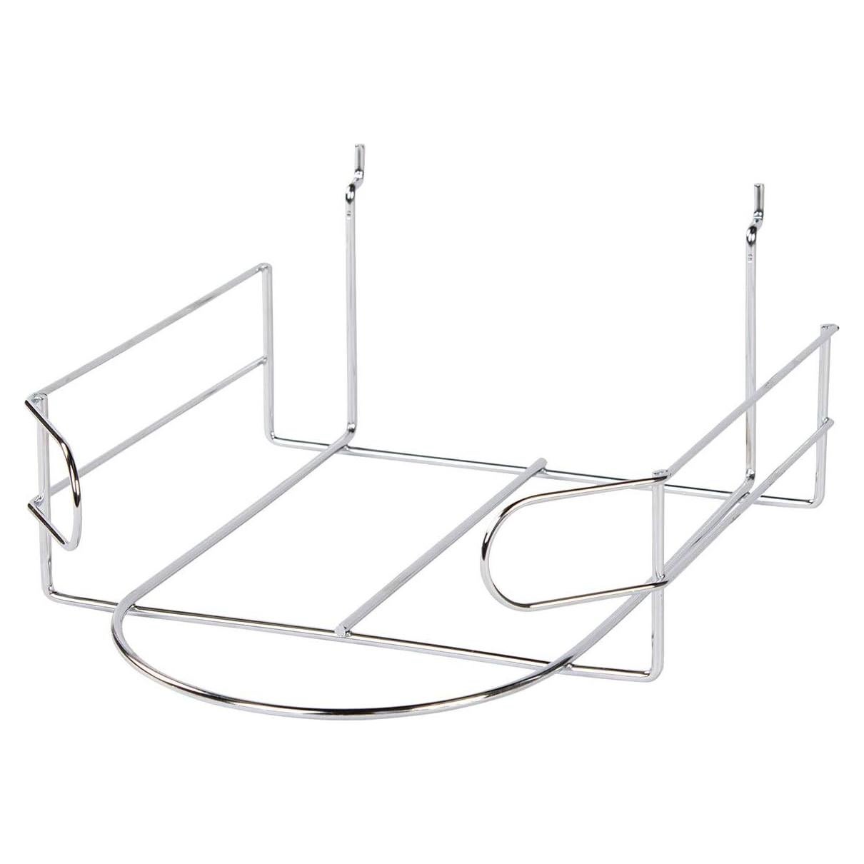 Soporte de exhibición de sombreros SSWBasics cromado 21.9x27.3 cm