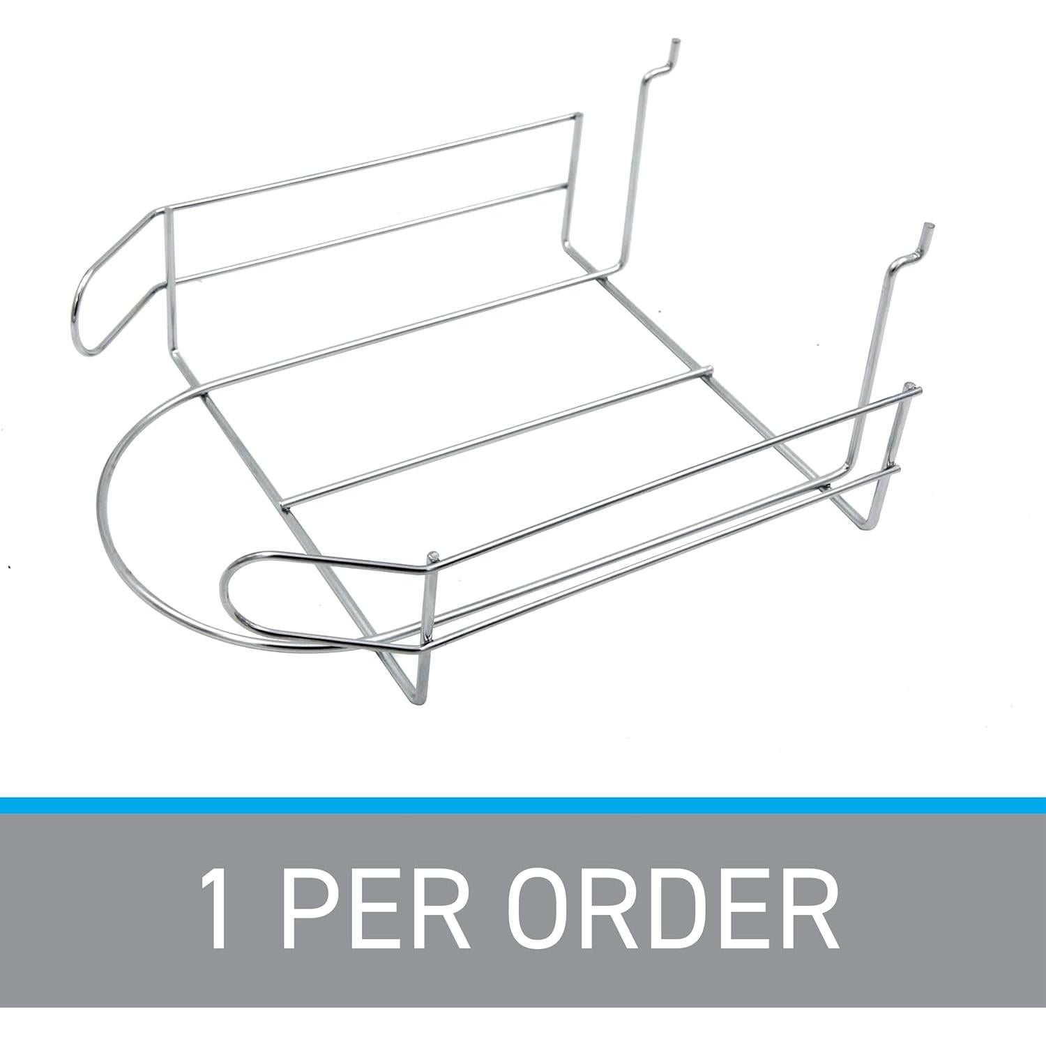 Soporte de exhibición de sombreros SSWBasics cromado 21.9x27.3 cm