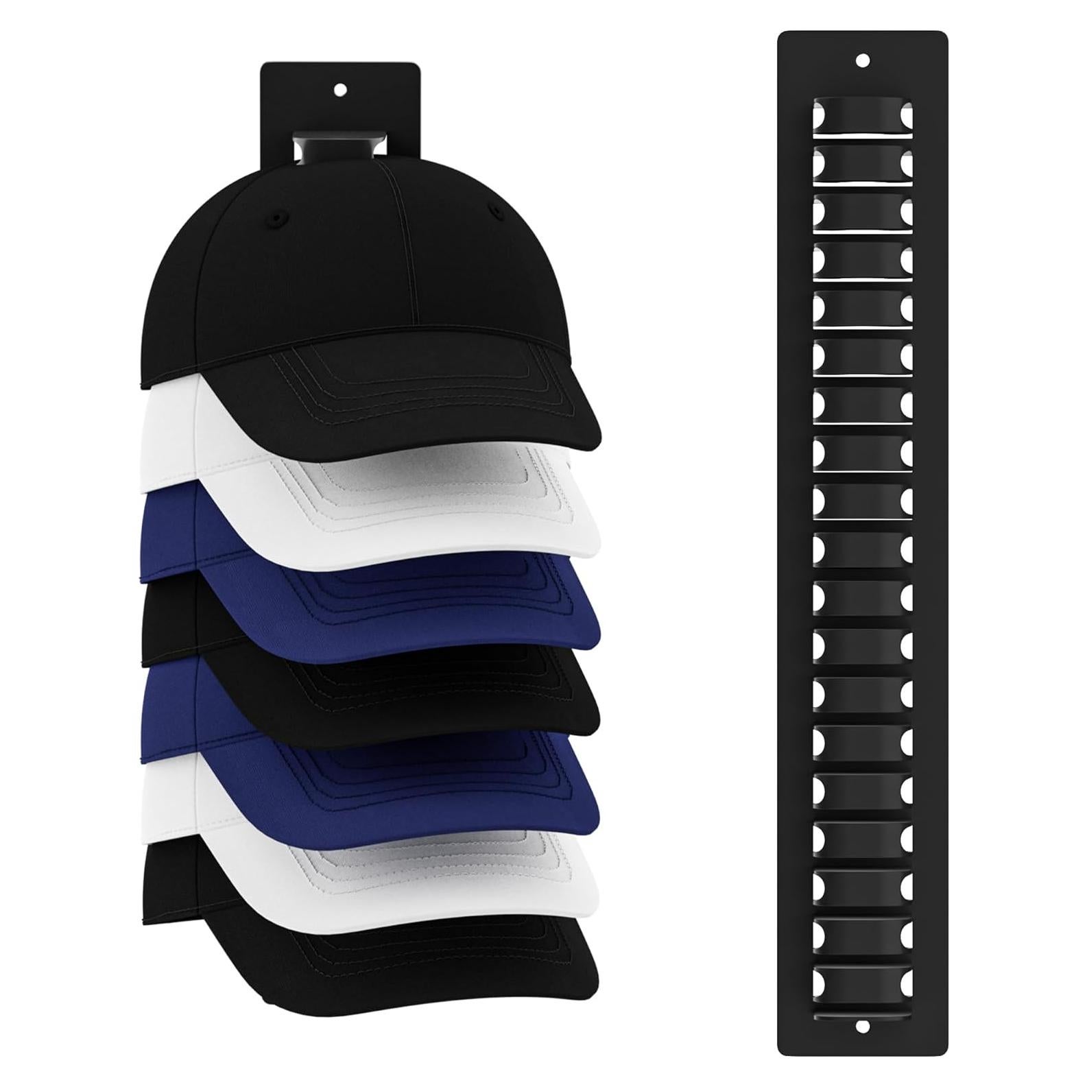 Organizador de Sombreros de Pared XXJAY - Soporta 19 Gorras
