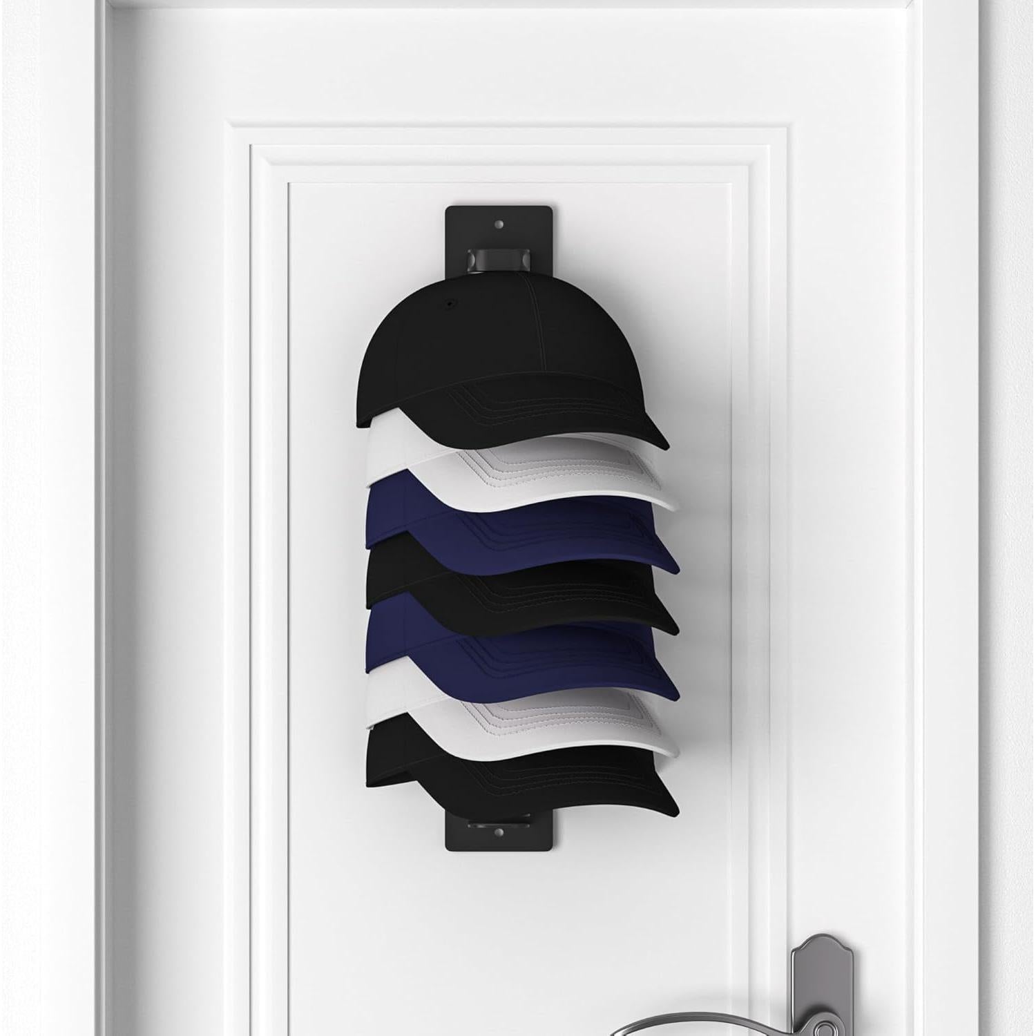 Organizador de Sombreros de Pared XXJAY - Soporta 19 Gorras