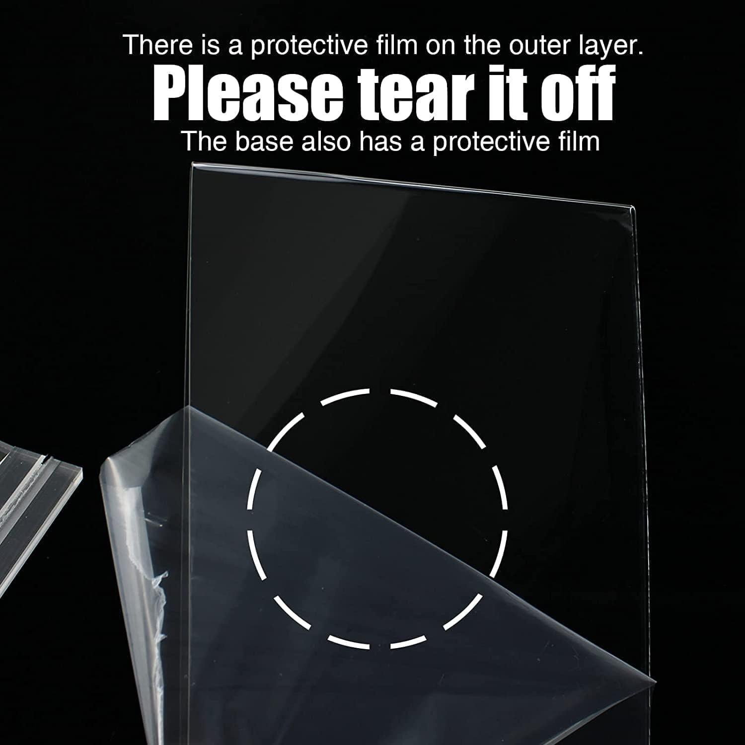 Soporte de Carteles Acrílico Doble Cara A4 GUANGGAOPAI123