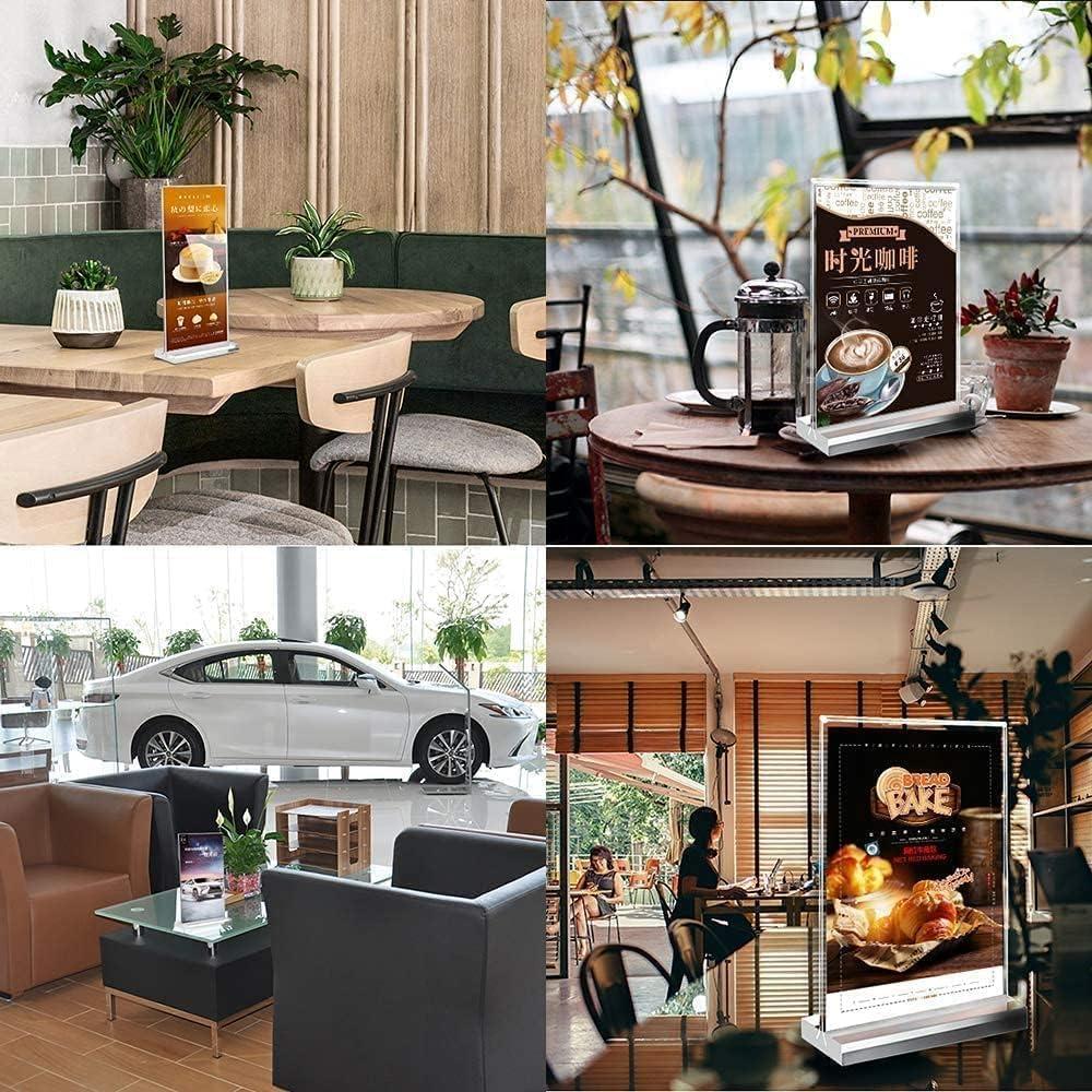 Soporte de Carteles Acrílico Doble Cara A4 GUANGGAOPAI123