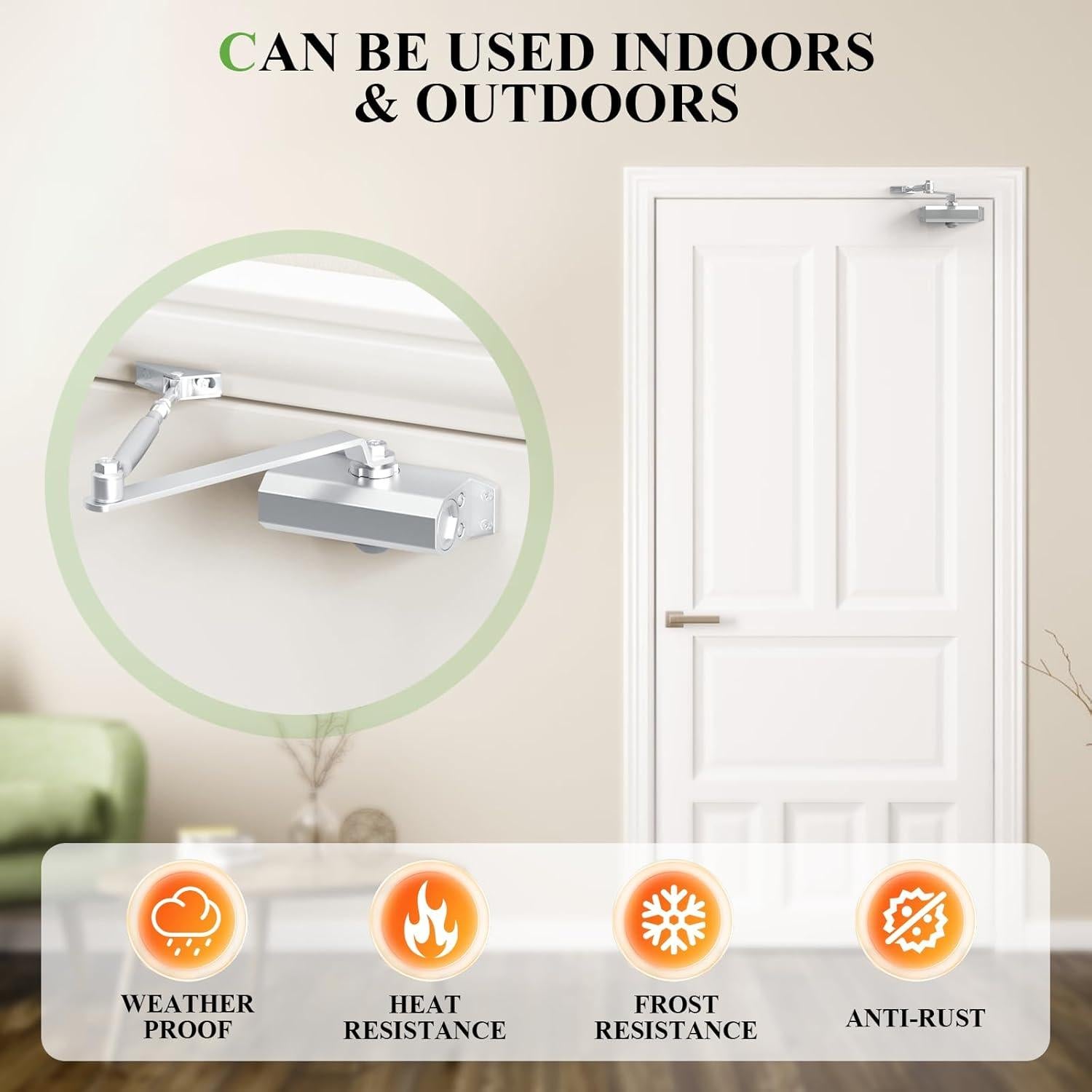 Cerradura de puerta automática Masegari KJGT-6FDGs 45-65kg