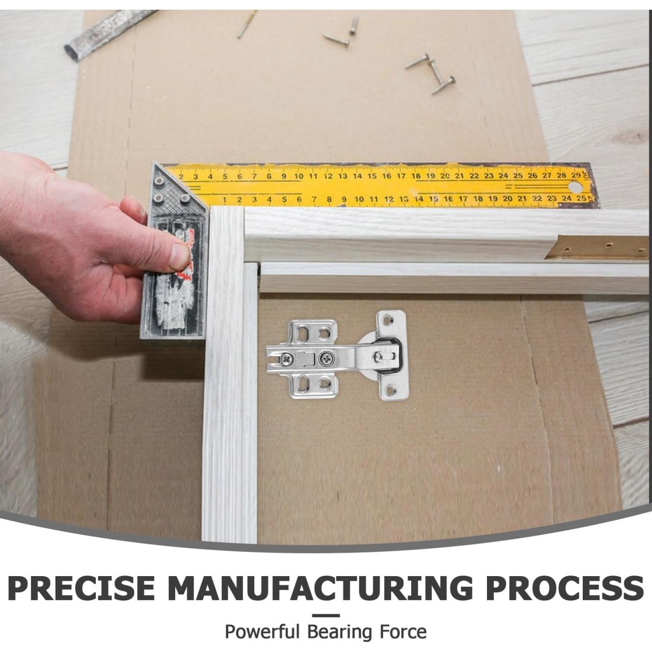 Bisagras Ocultas ARTIBETTER 4 Pcs Acero Inoxidable 135 Grados