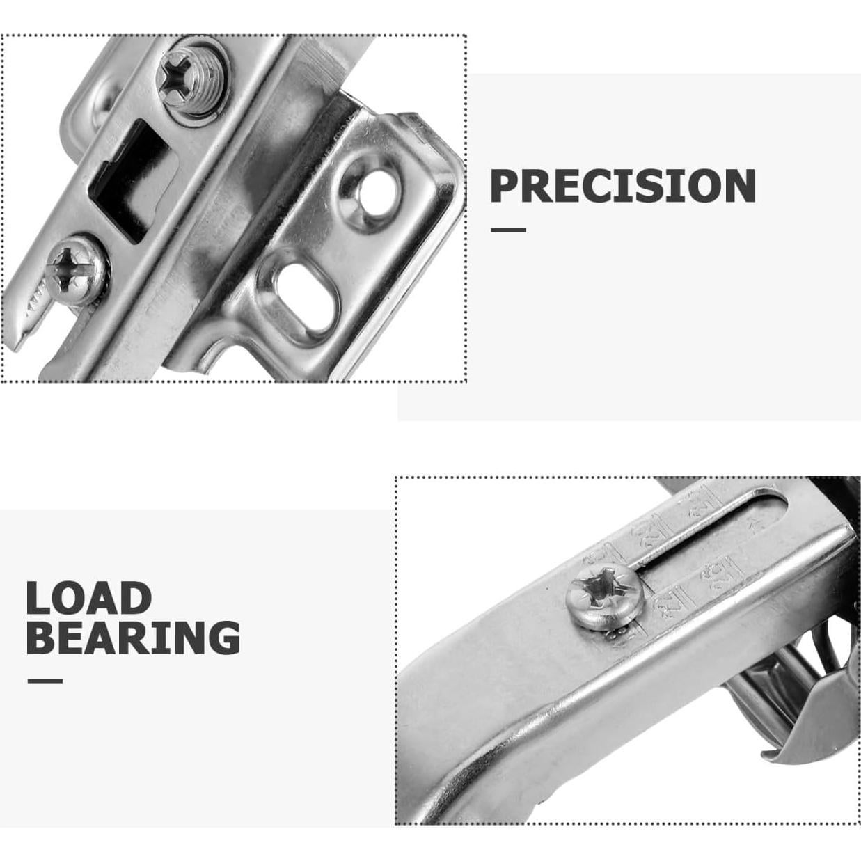 Bisagras Ocultas ARTIBETTER 4 Pcs Acero Inoxidable 135 Grados