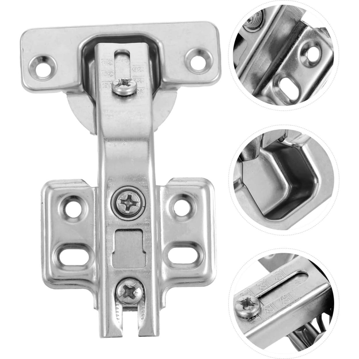 Bisagras Ocultas ARTIBETTER 4 Pcs Acero Inoxidable 135 Grados