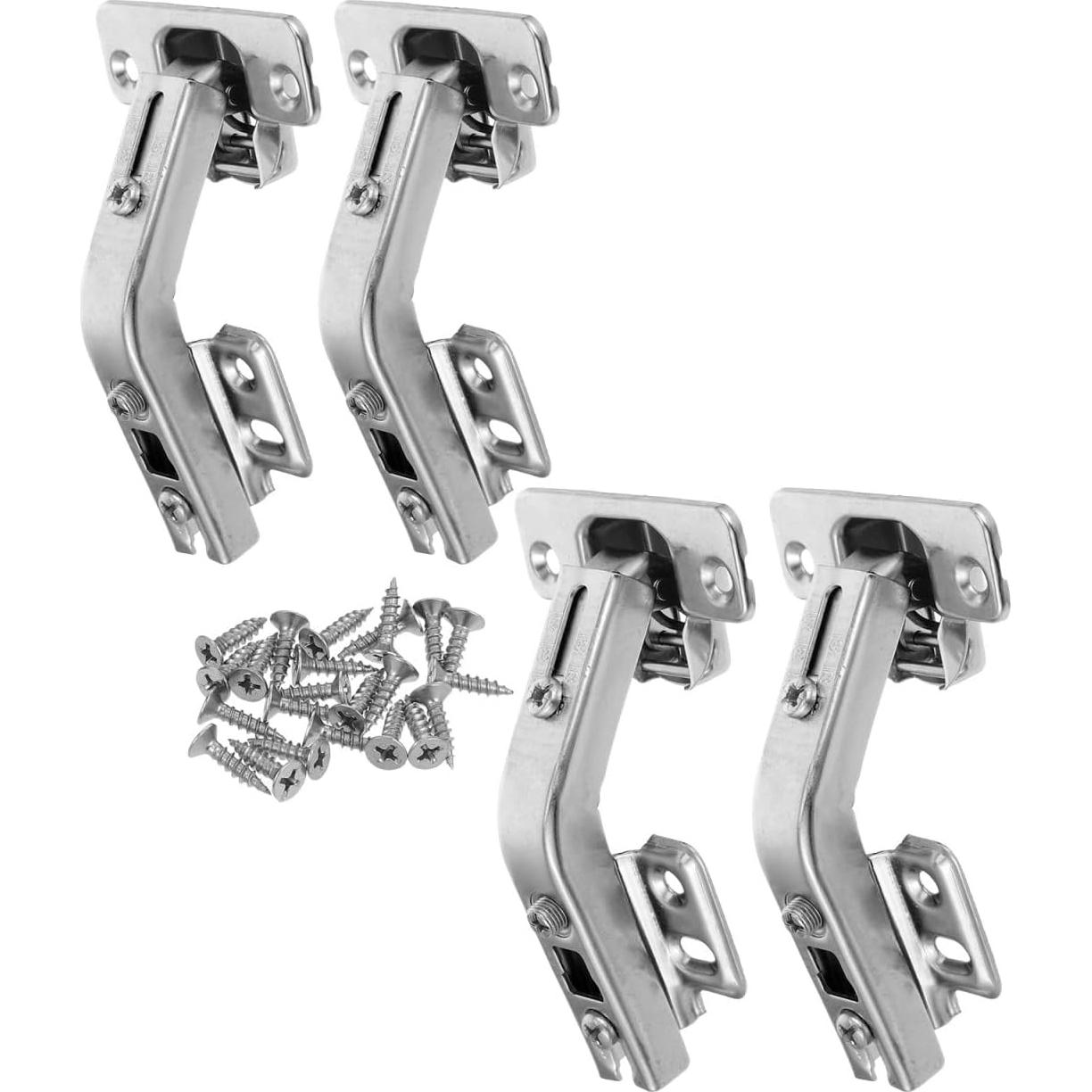 Bisagras Ocultas ARTIBETTER 4 Pcs Acero Inoxidable 135 Grados