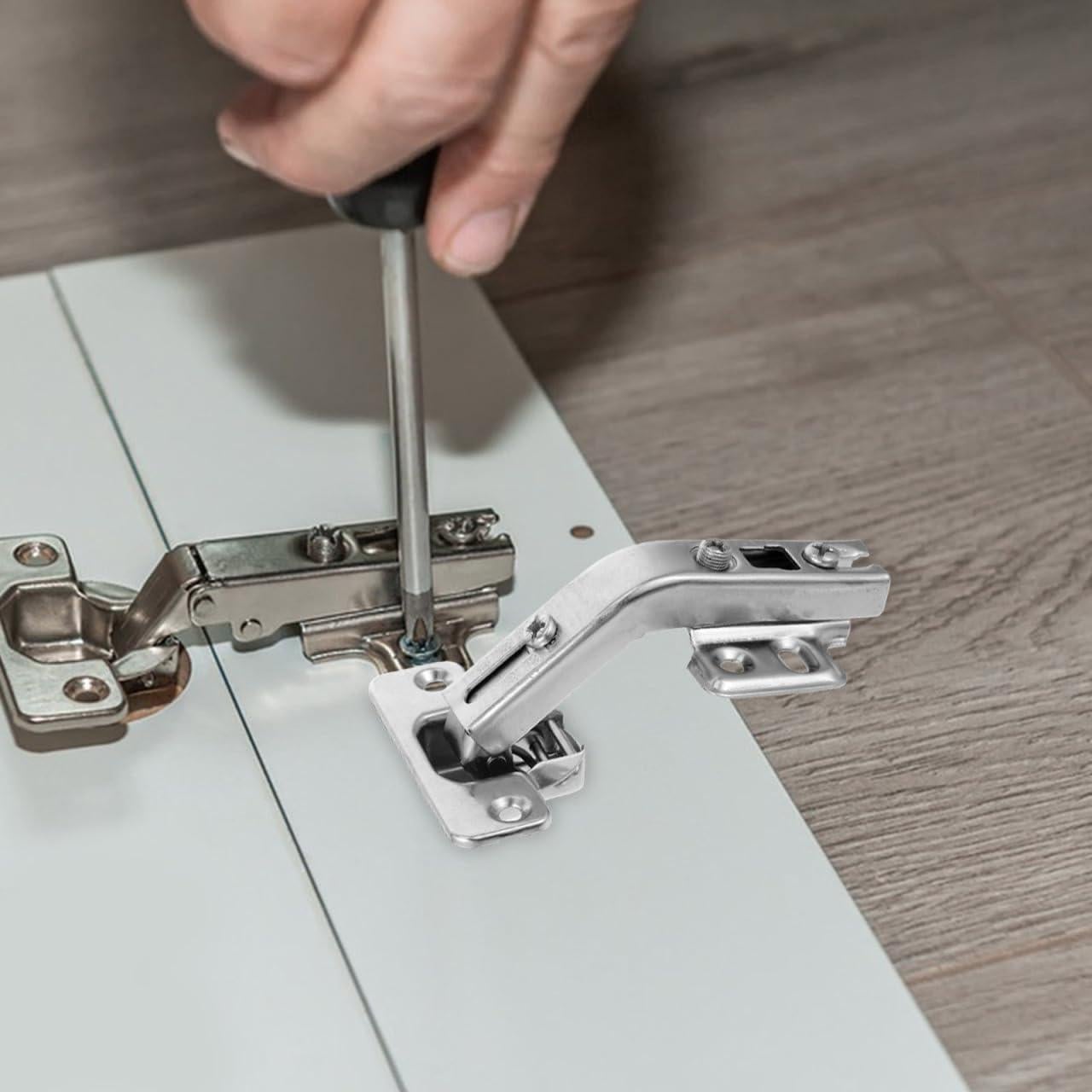 Bisagras Ocultas ARTIBETTER 4 Pcs Acero Inoxidable 135 Grados