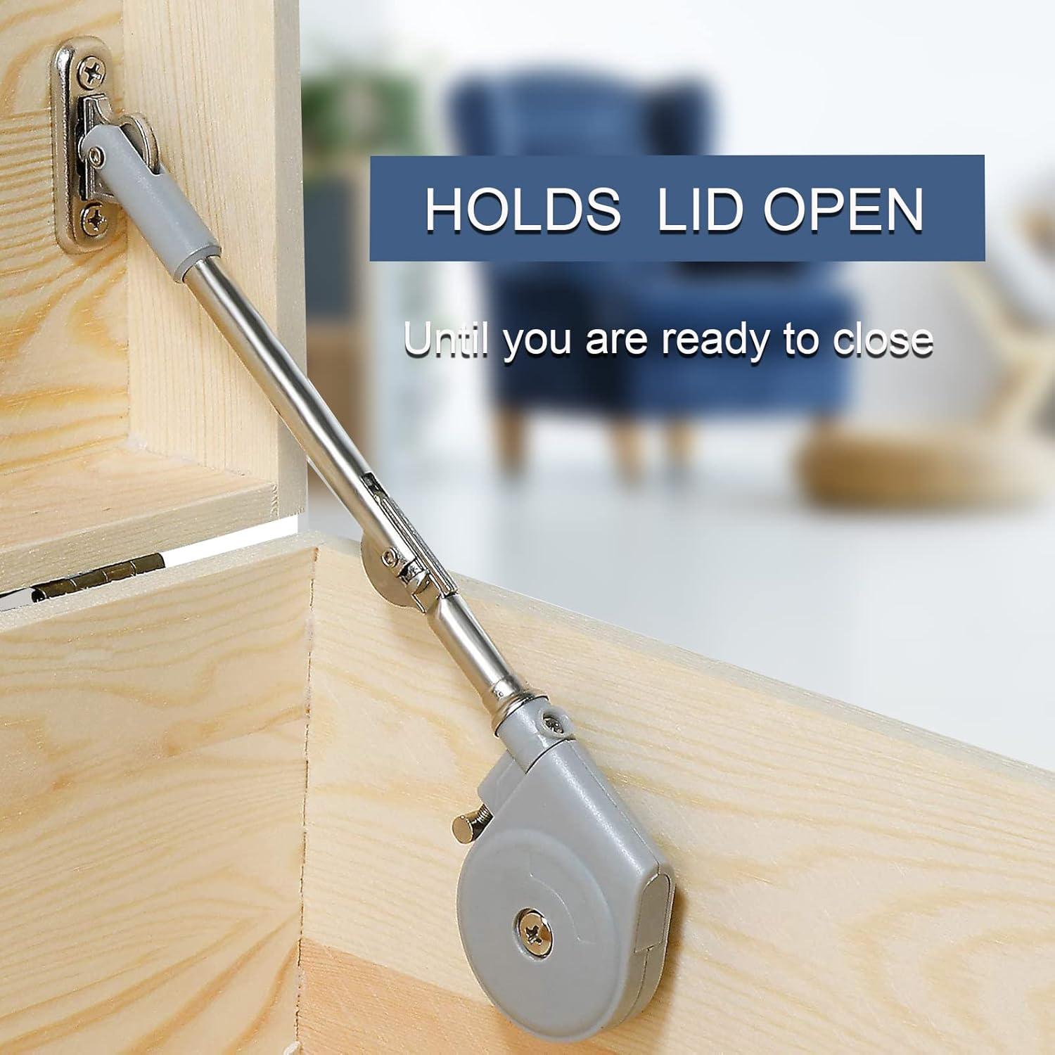 Soporte de Tapa Ajustable APFFSY 105 Grados Cierre Suave 2 Unidades