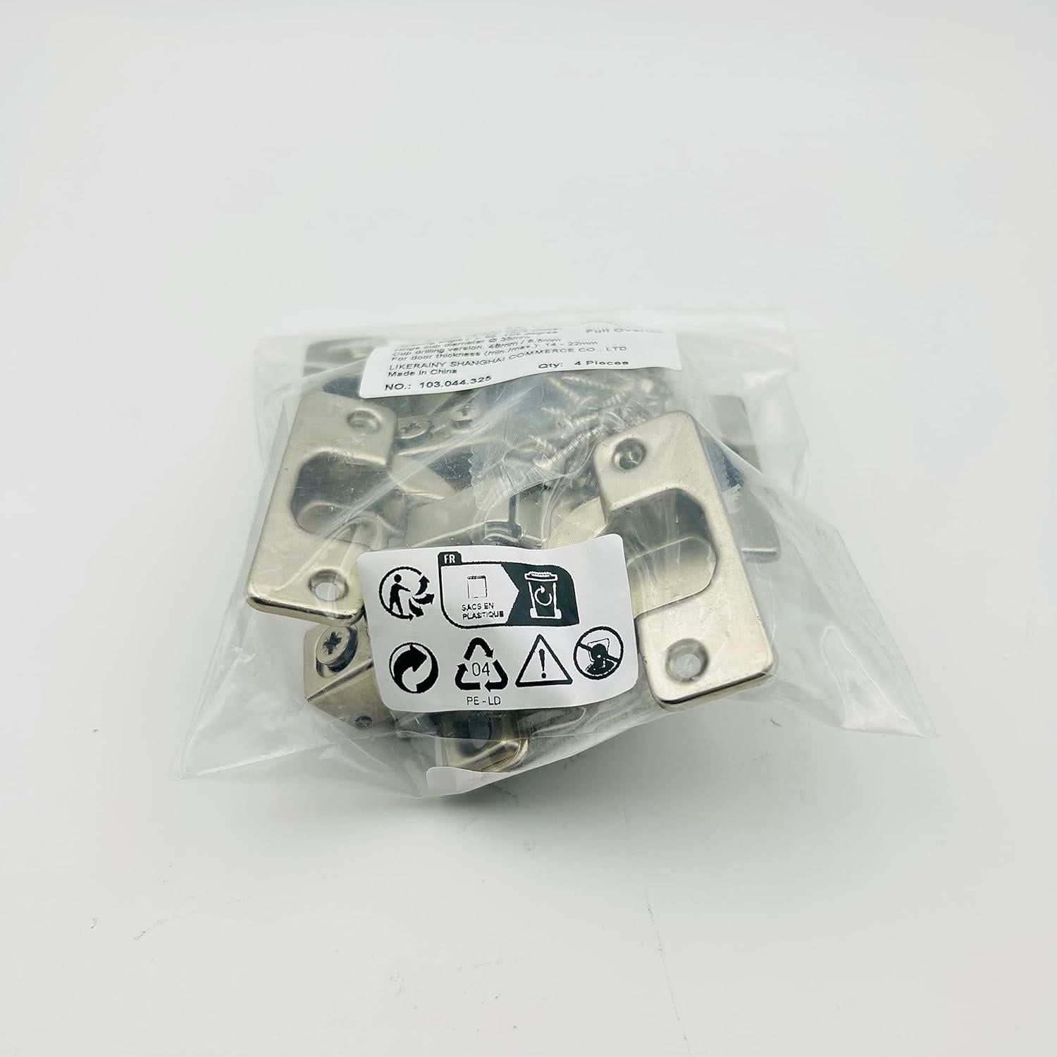 Bisagras de Marco LIKERAINY 35mm con Amortiguador Cierre Suave - Paquete de 4