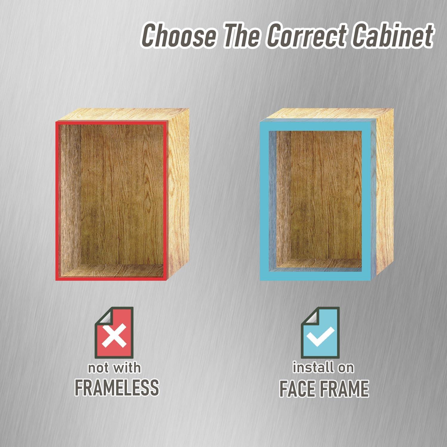 Bisagras de Cierre Suave HTCELLE 1" Paquete de 10 para Gabinetes