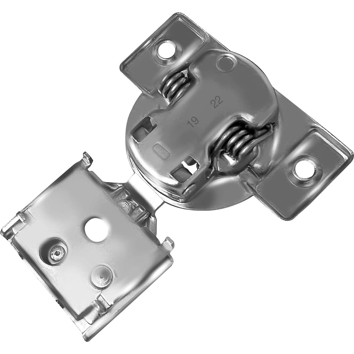 Bisagras de Cierre Suave Berta 1/2" Superposición 6 Piezas