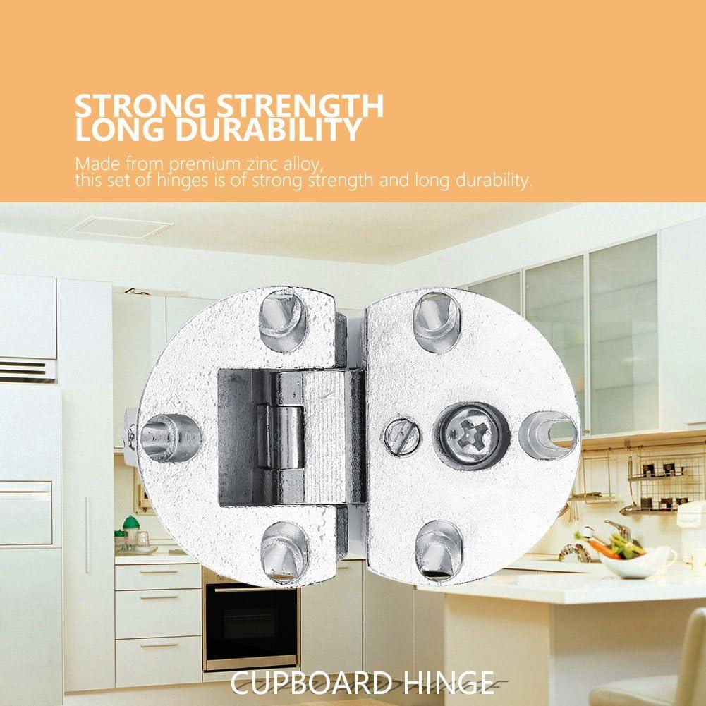 Bisagras de Cocina Ocultas Yosoo 90 Grados Cierre Suave 2 Pzas