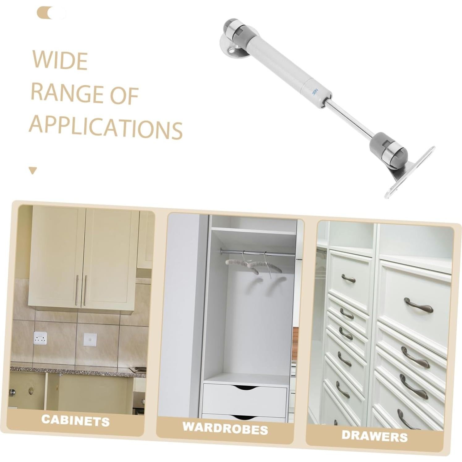 Ejes de Gas para Gabinete Genérico - Soporte Telescópico Multicolor