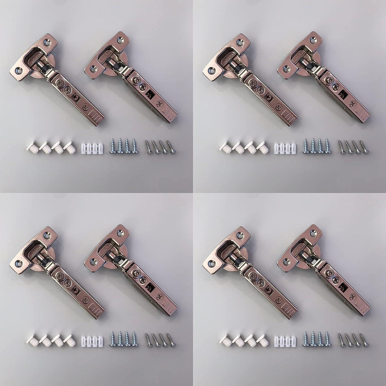 Juego de Bisagras NELI con Cierre Suave 8 Piezas 35mm