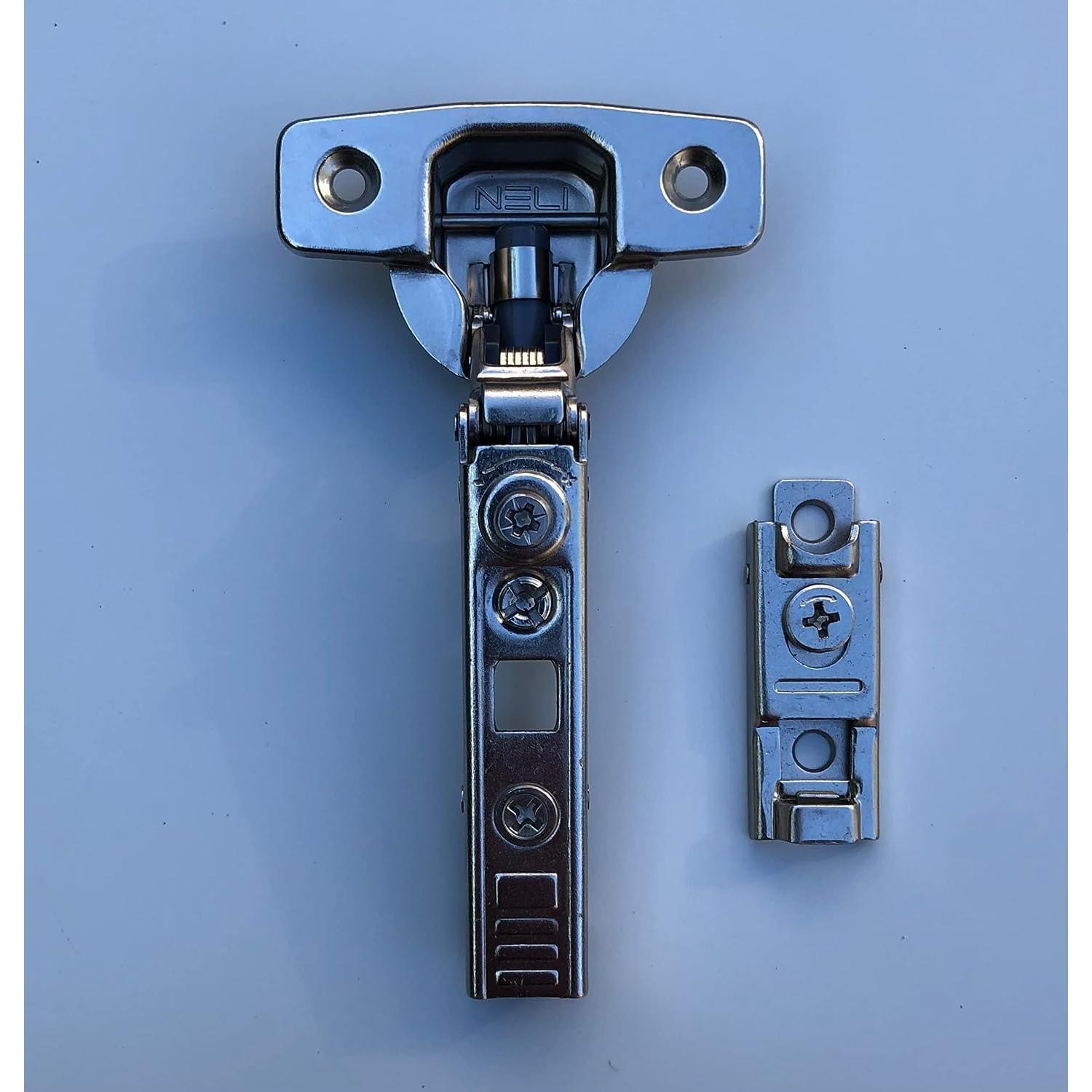 Juego de Bisagras NELI con Cierre Suave 8 Piezas 35mm