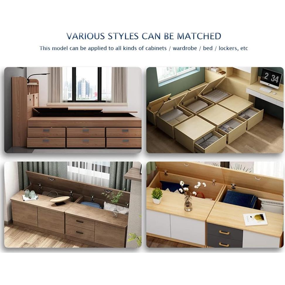 Soporte de Tapa de Gas L-Lei 150N para Gabinete - Paquete de 2