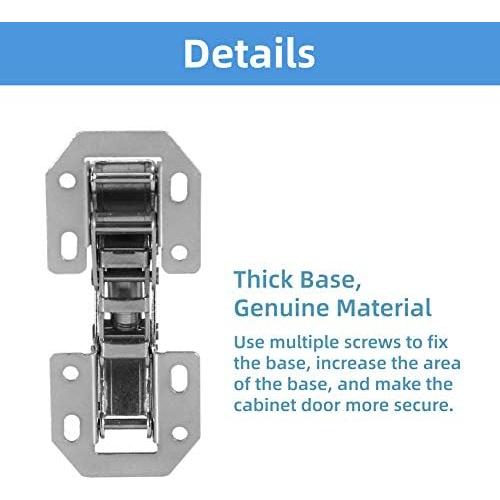 10 Bisagras de Gabinete Strnek Acero Inoxidable Cierre Suave