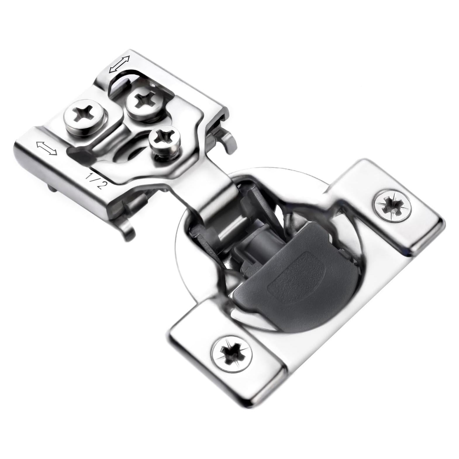 Paquete de 20 bisagras de cierre suave Luokim 35mm acero inoxidable