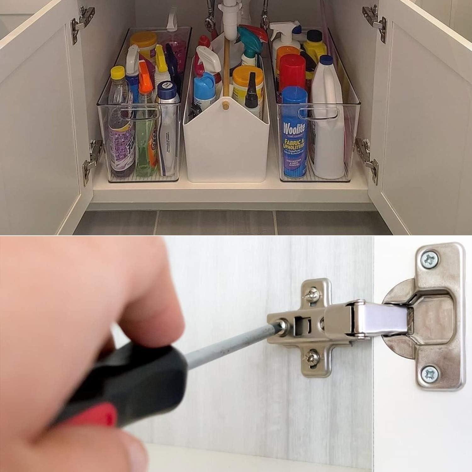 4 Bisagras de Cierre Suave Kimdot 35mm para Gabinetes