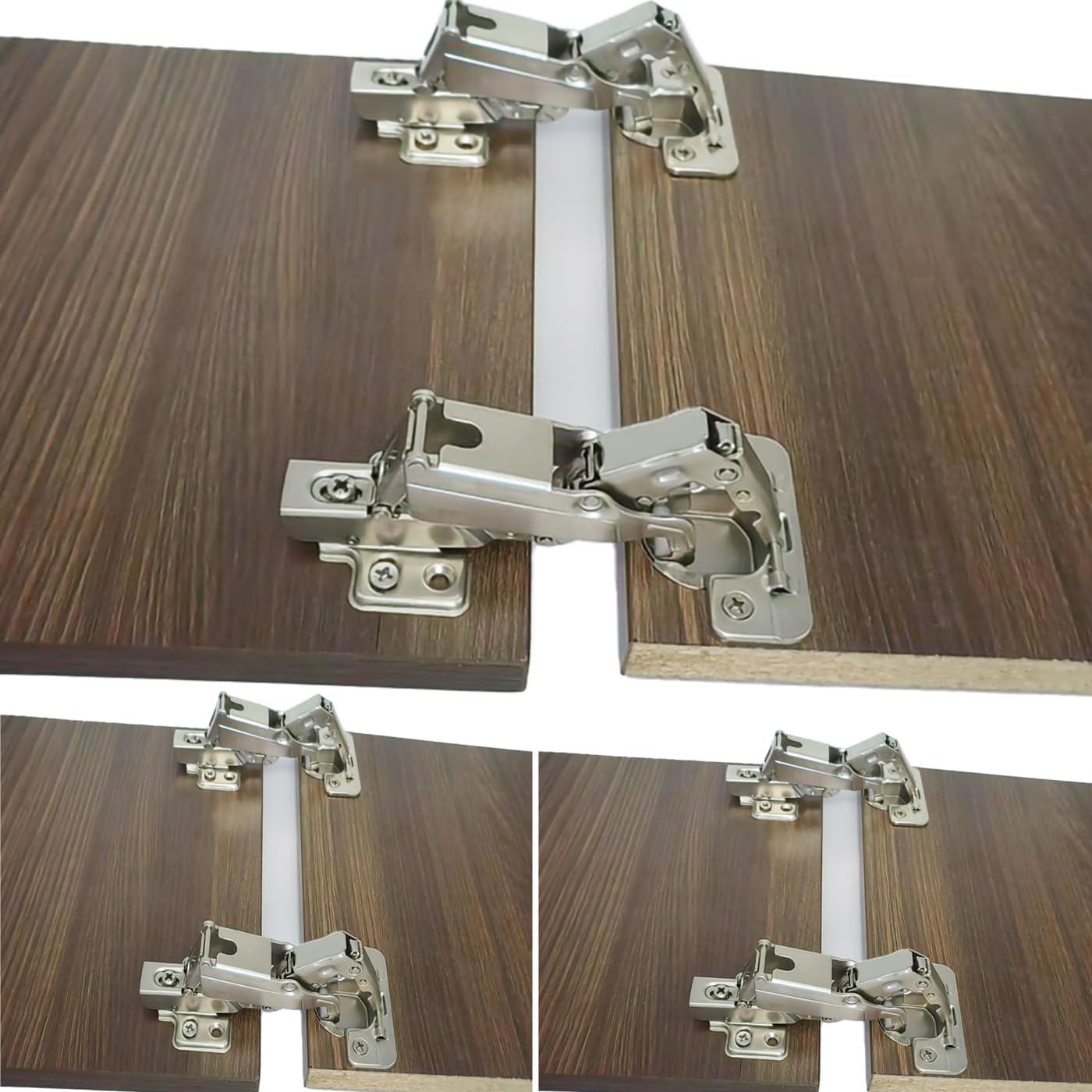 Bisagra de Gabinete Suave 165 Grados YUEZIYE Acero Inoxidable