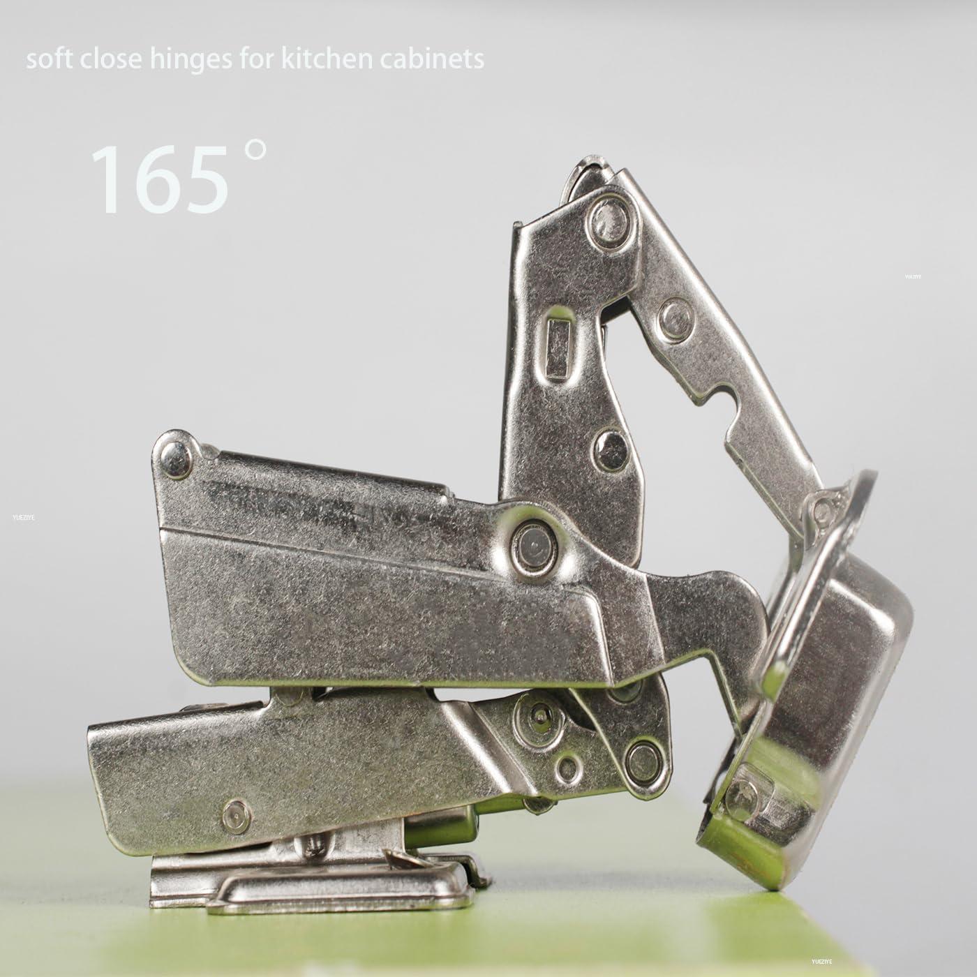 Bisagra de Gabinete Suave 165 Grados YUEZIYE Acero Inoxidable