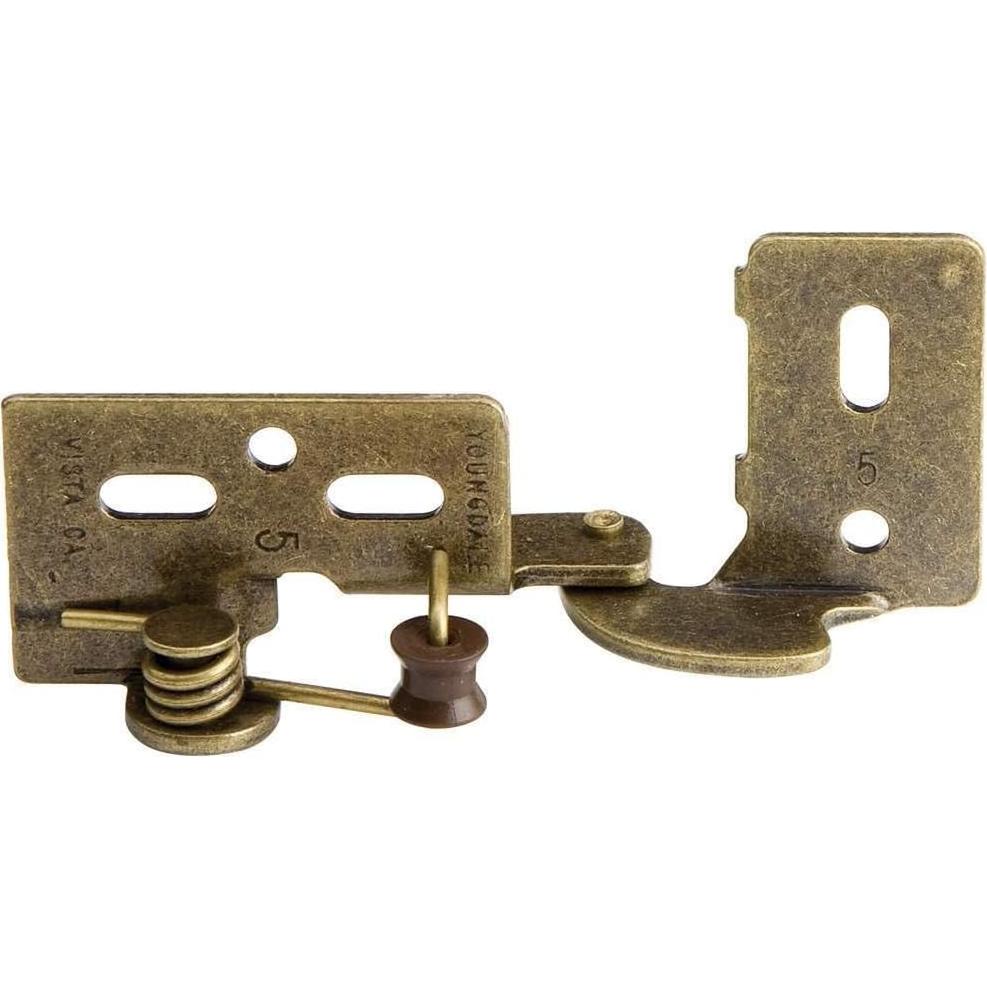 Bisagras semiconcealadas Rockler JEMSLY Níquel - 2 Piezas