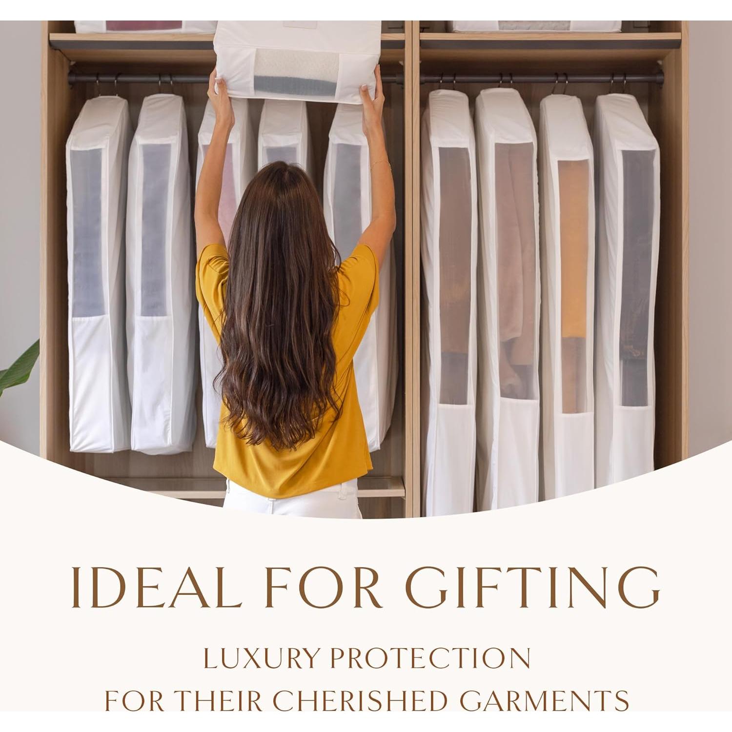 Bolsa de Almacenamiento de Ropa Larga Hayden Hill 147 cm Algodón Orgánico